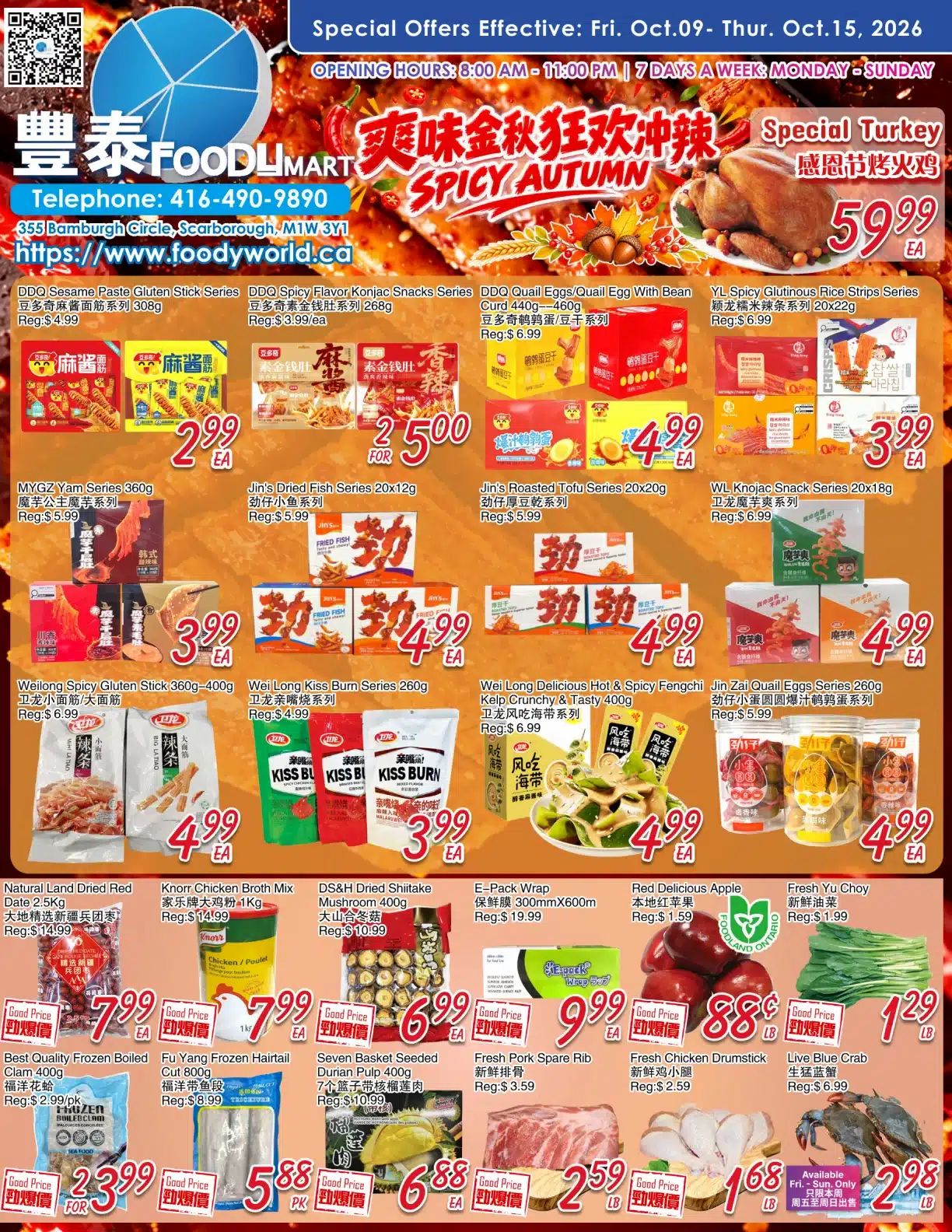 FoodyMart (Warden) Flyer October 9 to 15