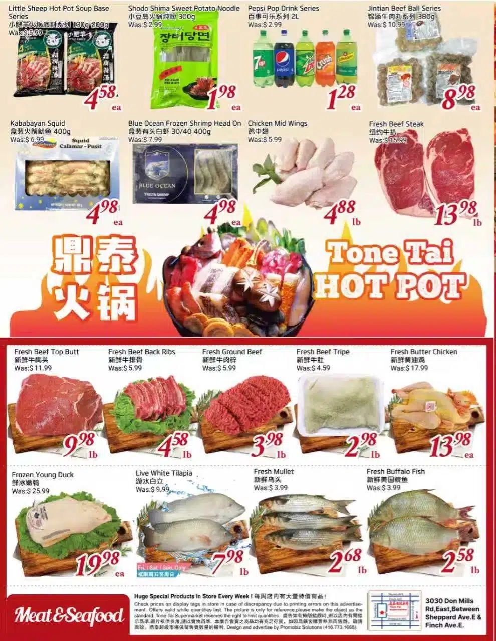 Tone Tai Supermarket Flyer October 9 to 15