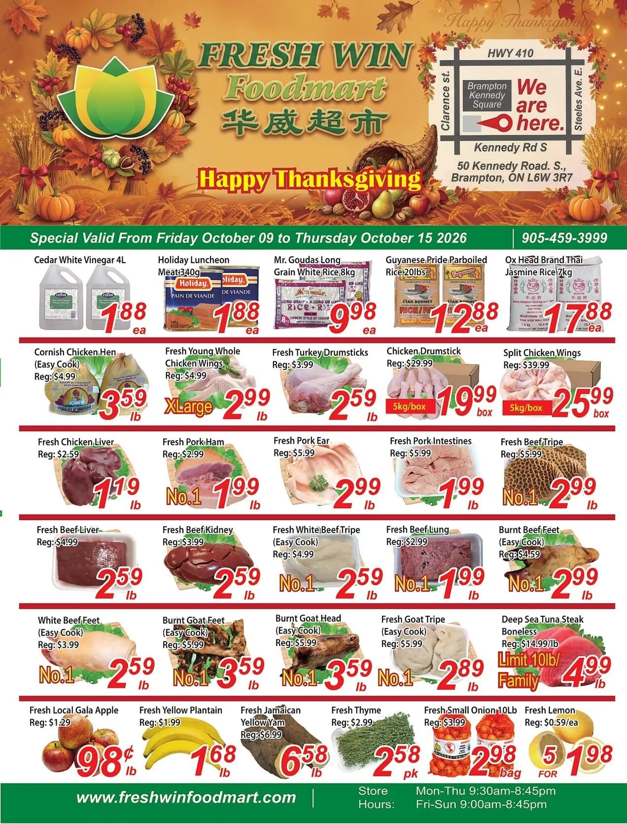 Fresh Win Foodmart Flyer October 9 to 15