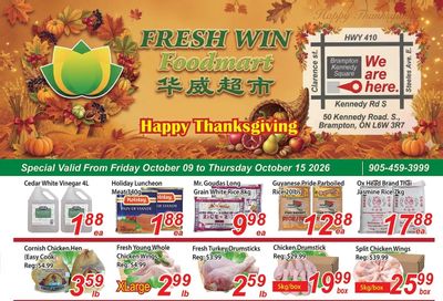 Fresh Win Foodmart Flyer October 9 to 15