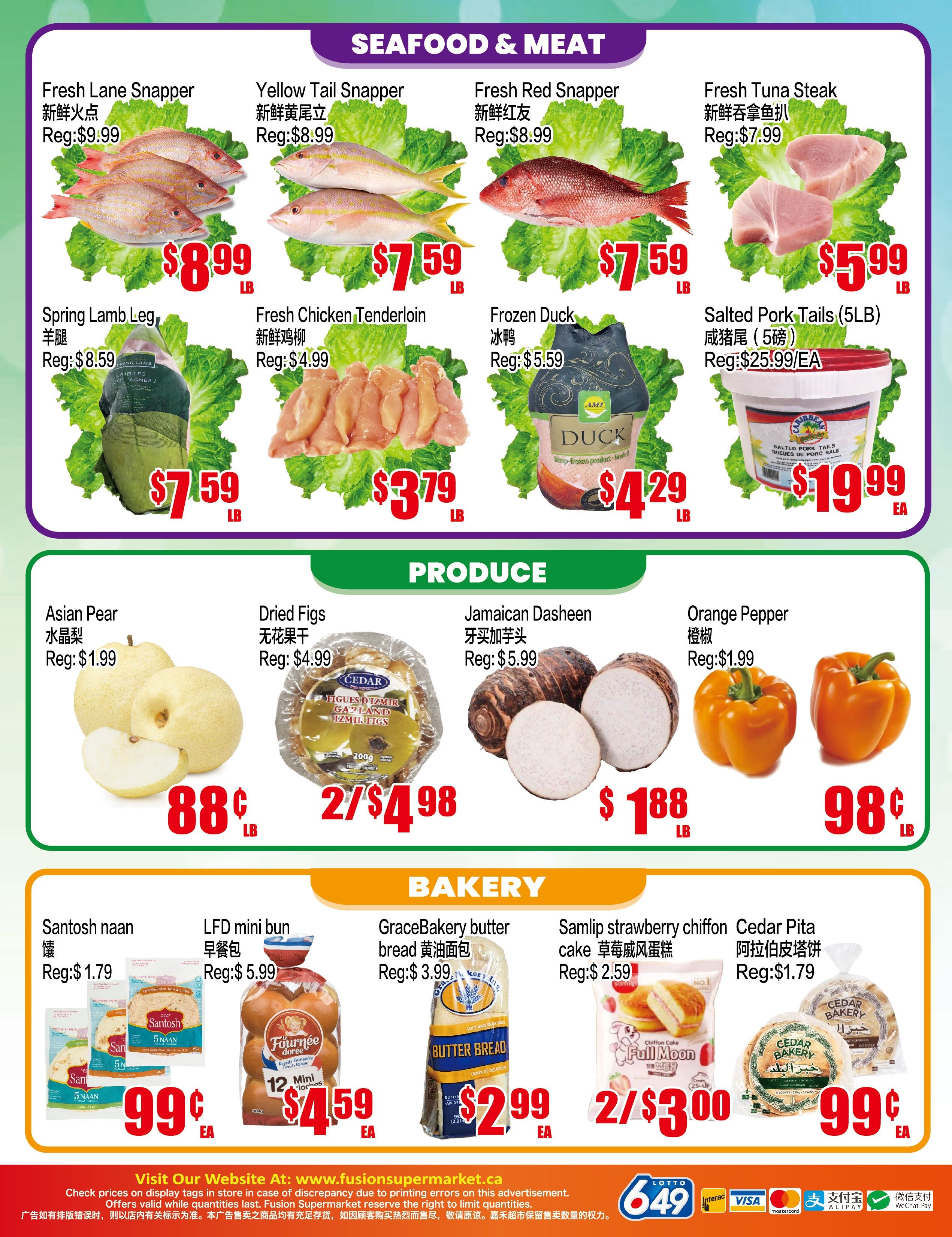 Fusion Supermarket (Scarborough) Flyer October 9 to 15