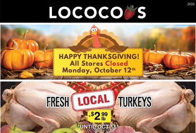 Lococo's Flyer October 9 to 15