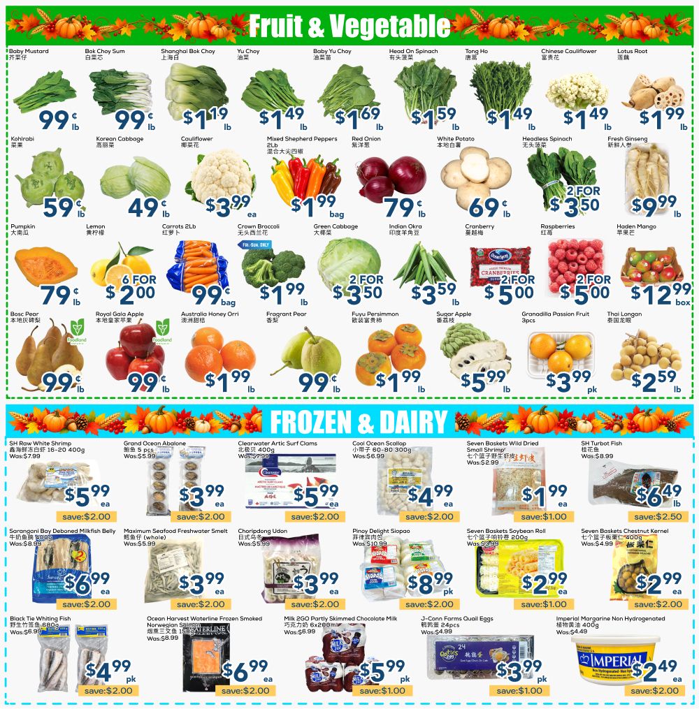 Oceans Fresh Food Market (Mississauga) Flyer October 9 to 15