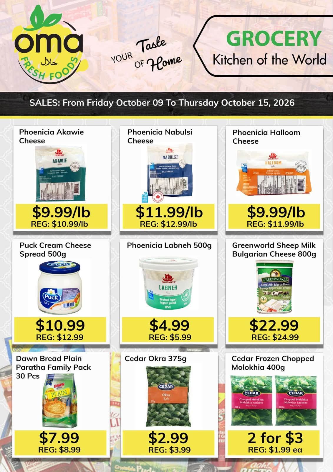 Oma Fresh Foods Flyer October 9 to 15
