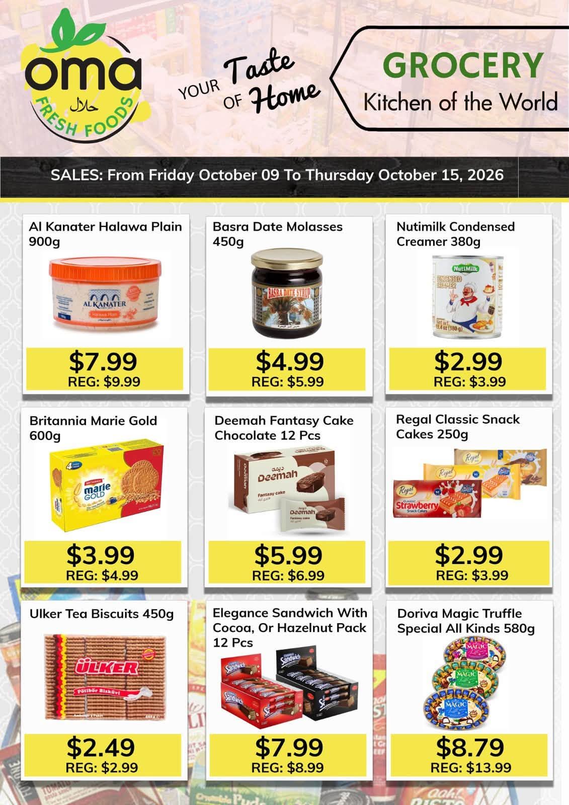 Oma Fresh Foods Flyer October 9 to 15