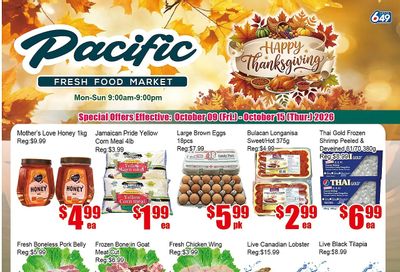 Pacific Fresh Food Market (Pickering) Flyer October 9 to 15