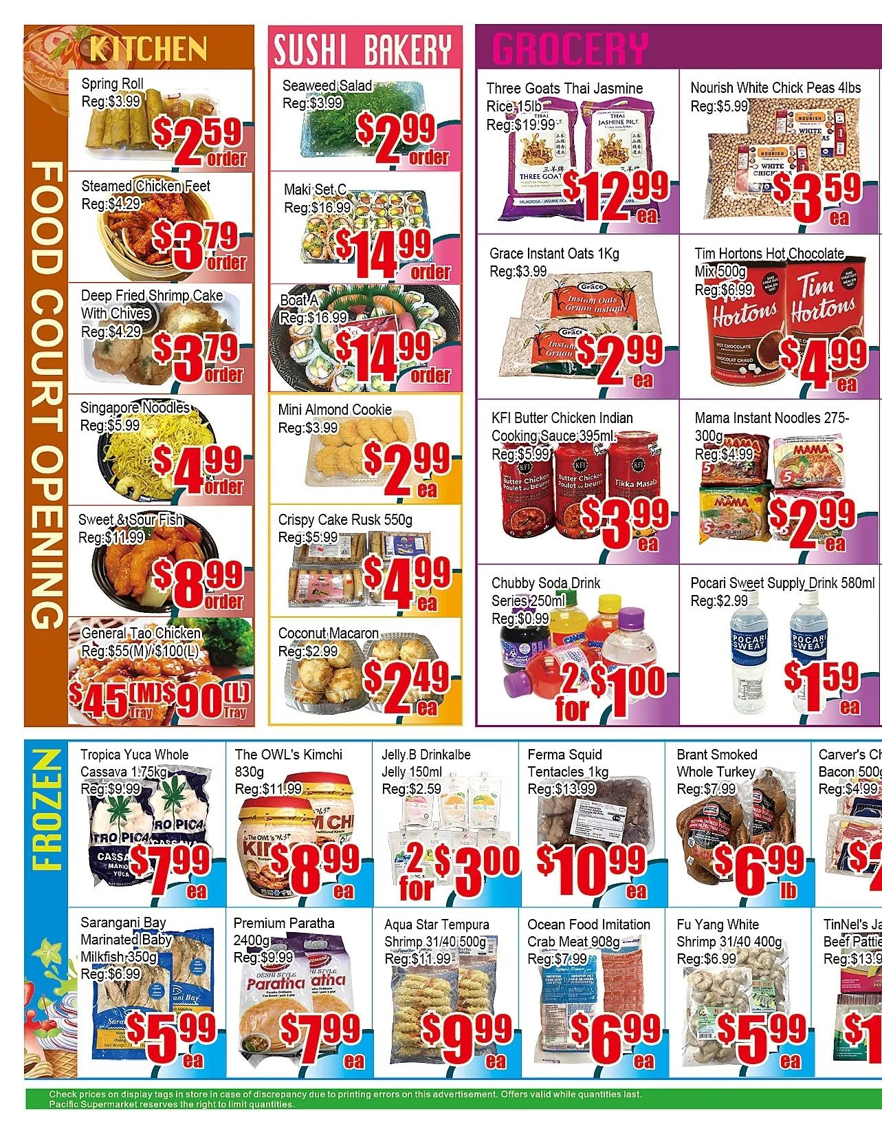 Pacific Fresh Food Market (Pickering) Flyer October 9 to 15