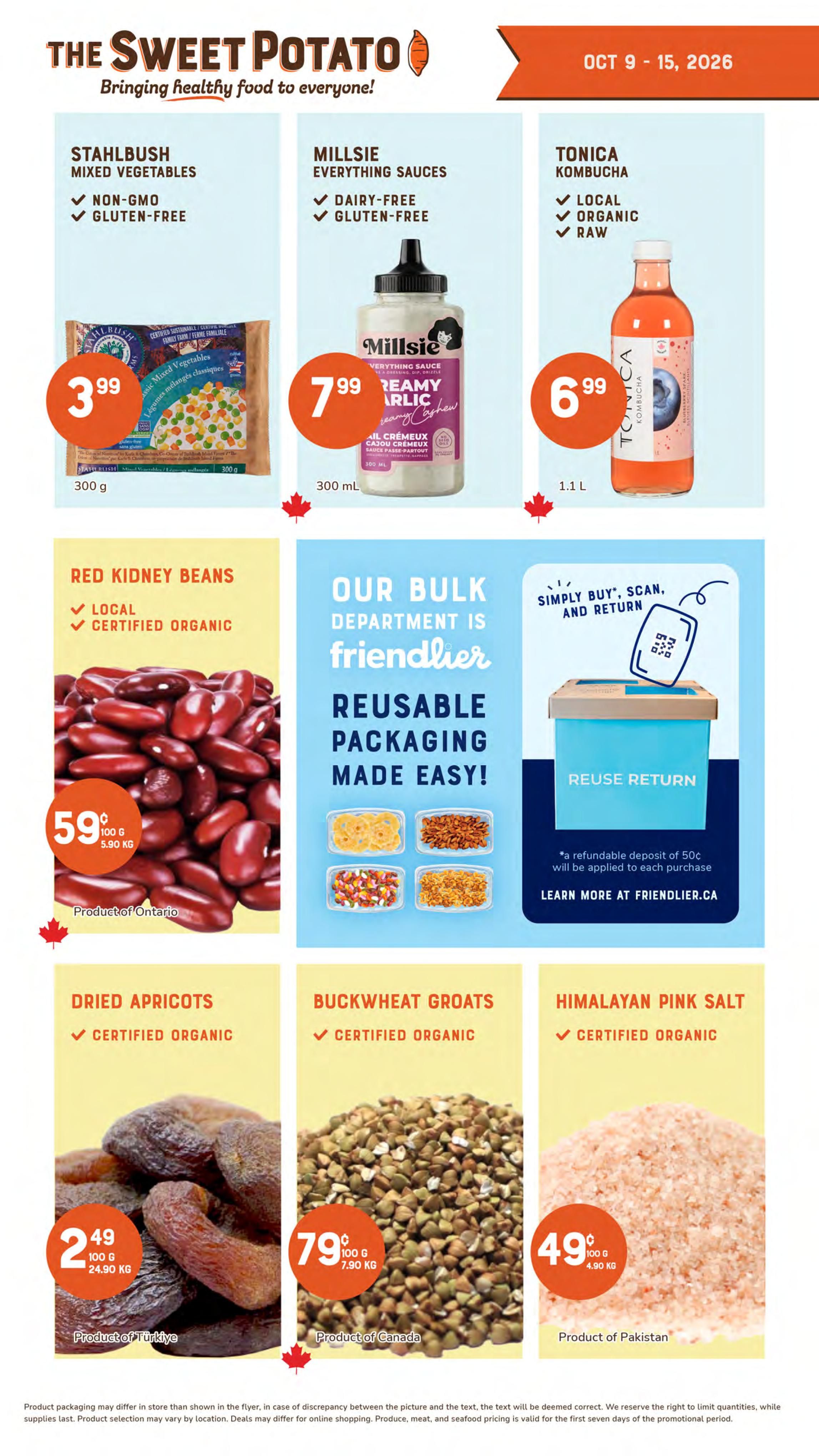 The Sweet Potato Flyer October 9 to 15