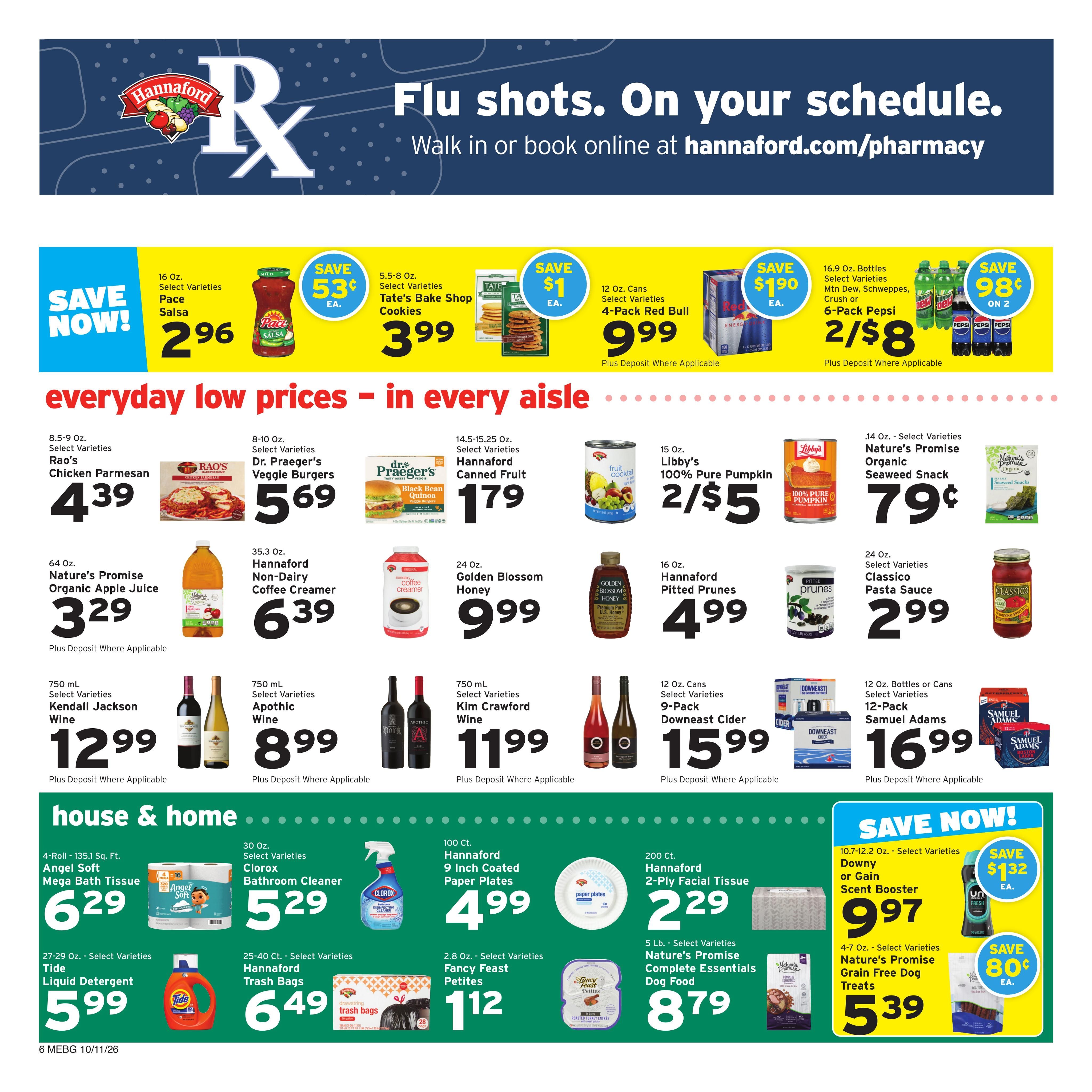 Hannaford (Augusta Area, ME) Week 42 Flyer for Flipp Weekly Ad October 11 - 17, 2026