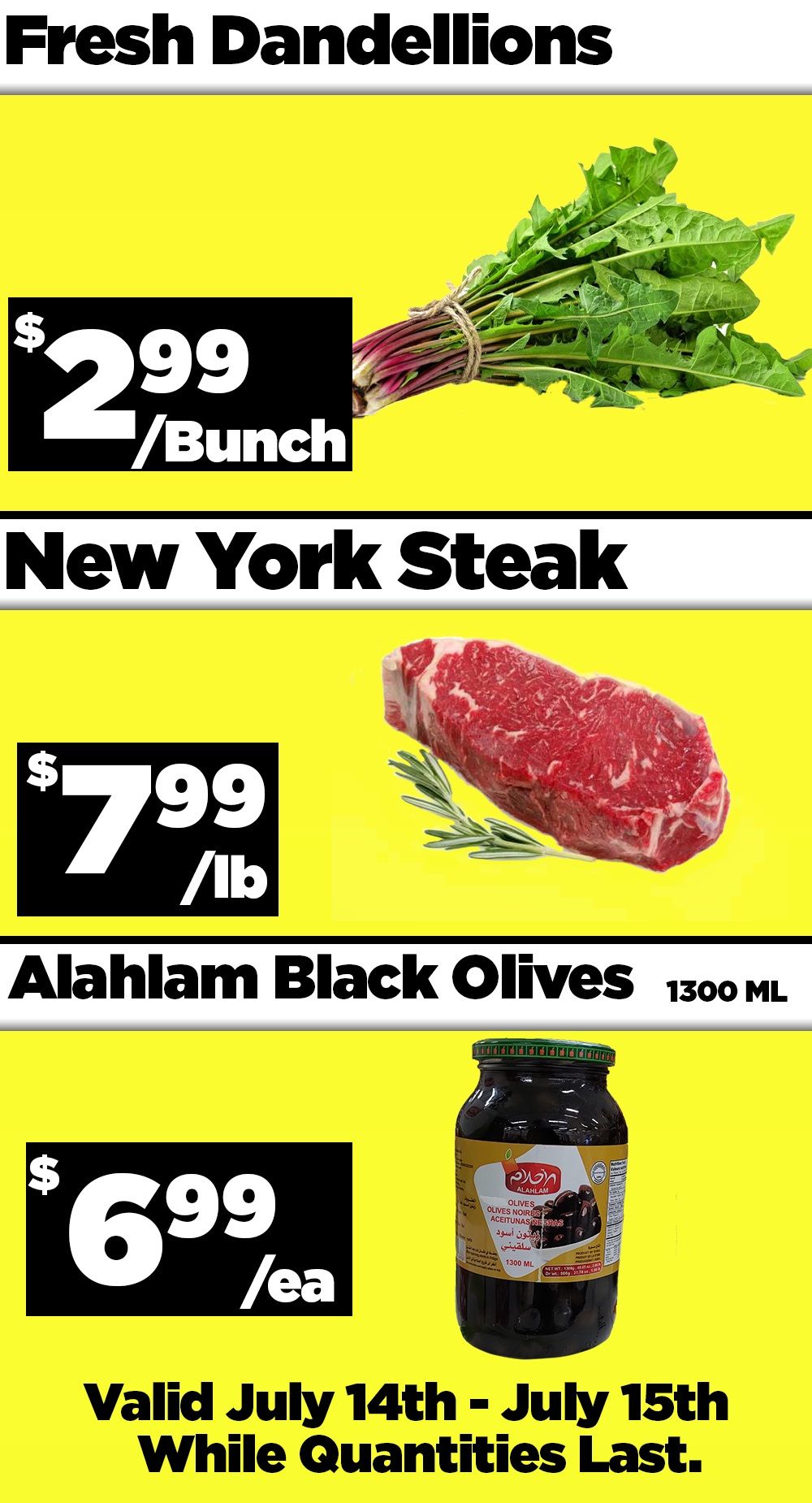 Basha Foods International Flyer July 13 to 16