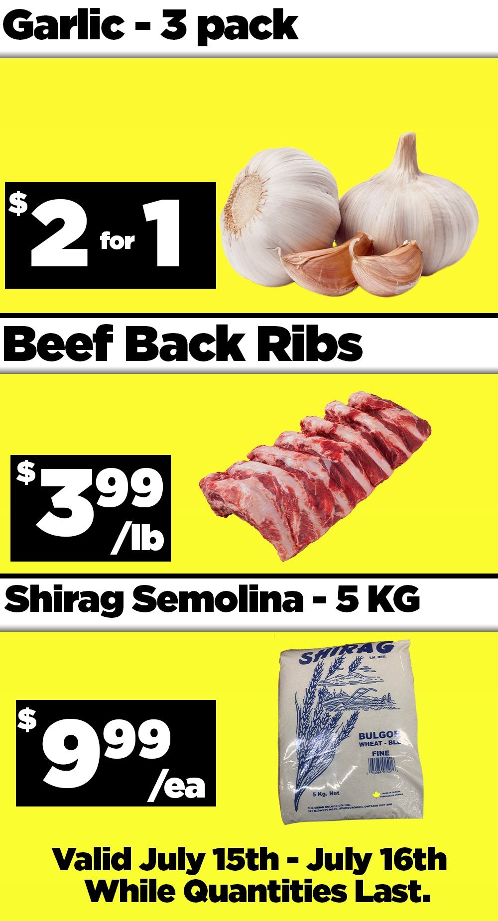 Basha Foods International Flyer July 13 to 16