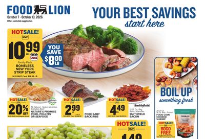 Food Lion (Culpeper Area, VA) Weekly Ad October 7 - 13, 2026