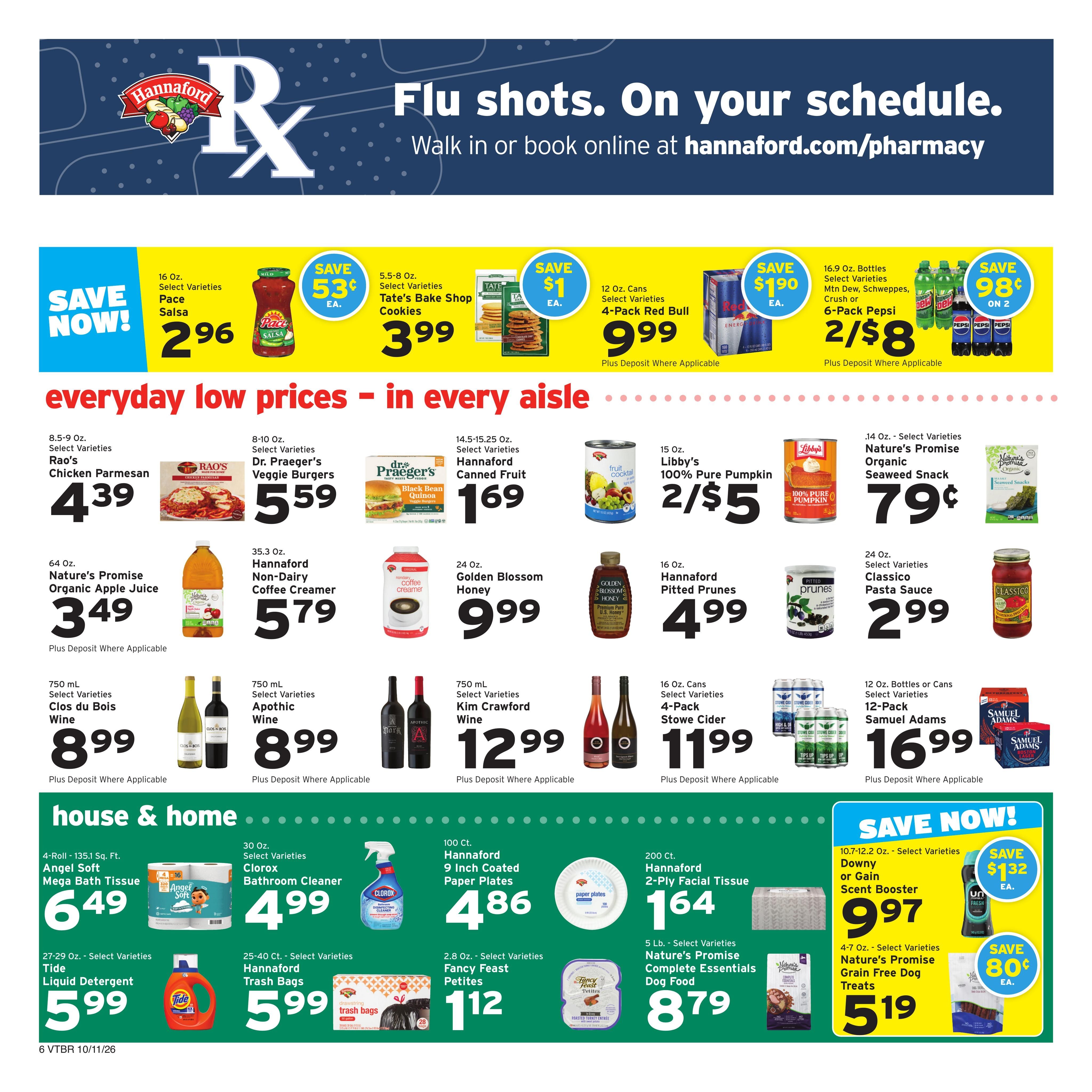 Hannaford (West Chesterfield Area, NH) Week 42 Flyer for Flipp Weekly Ad October 11 - 17, 2026