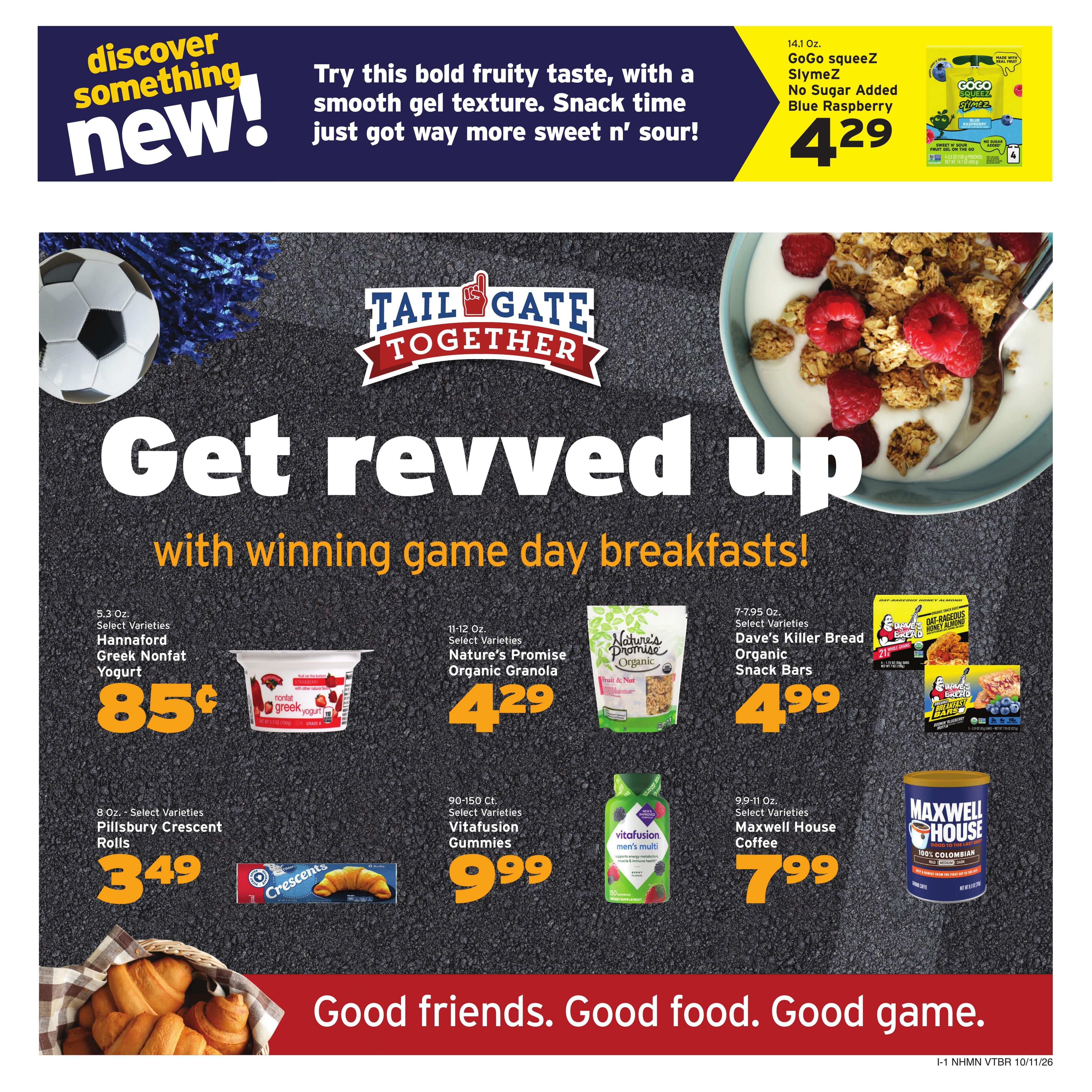Hannaford (West Chesterfield Area, NH) Week 42 Flyer for Flipp Weekly Ad October 11 - 17, 2026