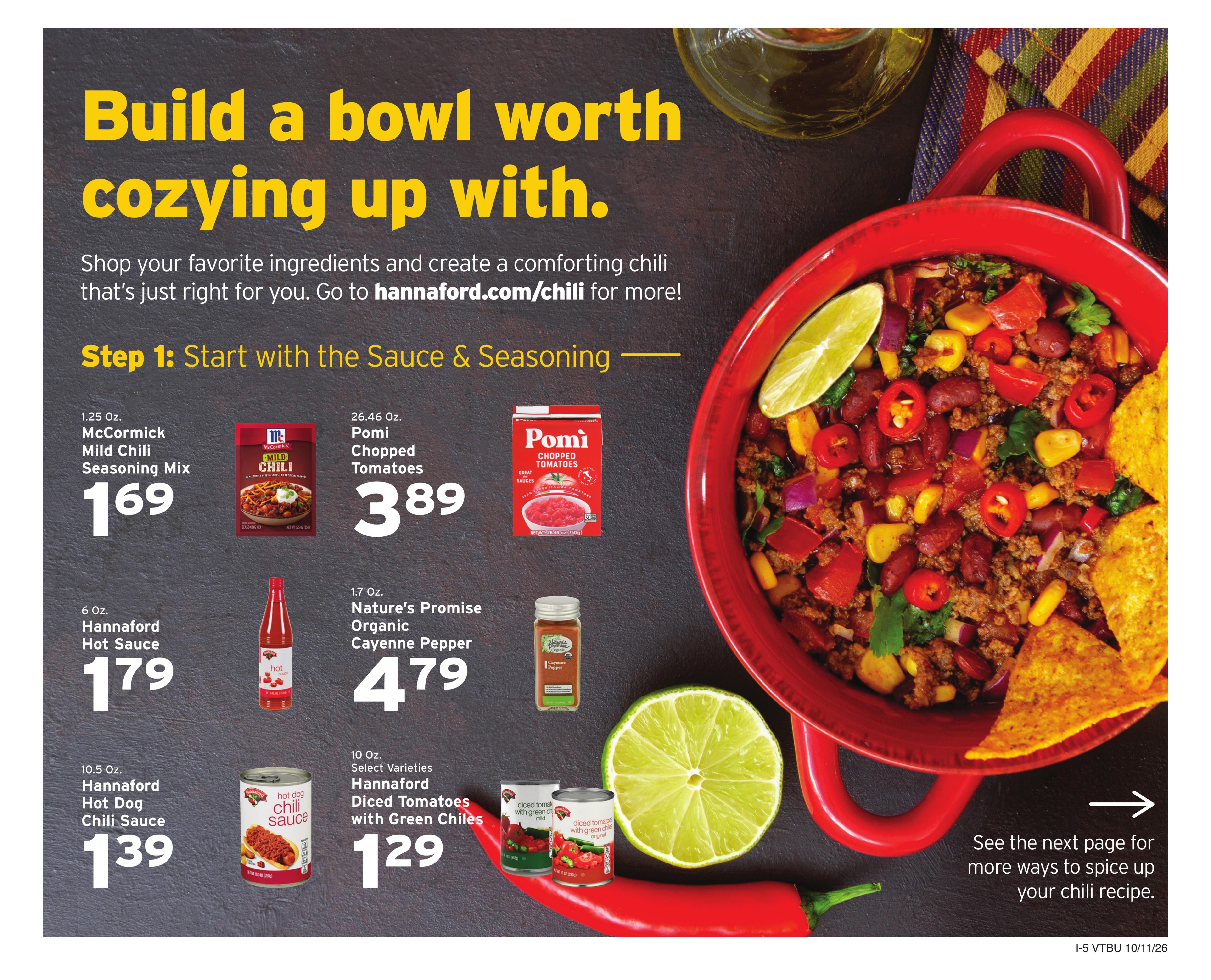 Hannaford (Montpelier-Saint Albans Area, VT) Week 42 Flyer for Flipp Weekly Ad October 11 - 17, 2026