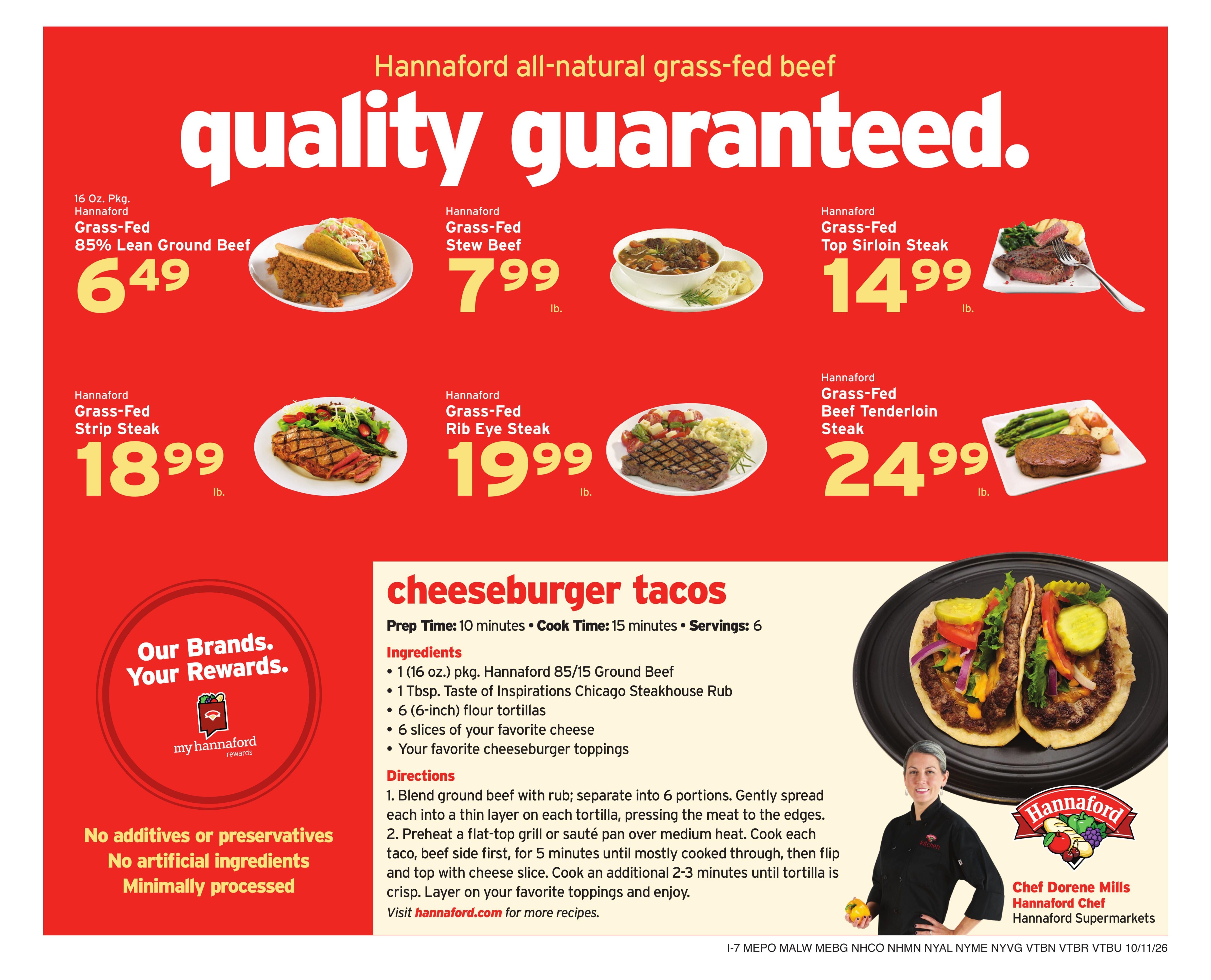 Hannaford (Montpelier-Saint Albans Area, VT) Week 42 Flyer for Flipp Weekly Ad October 11 - 17, 2026