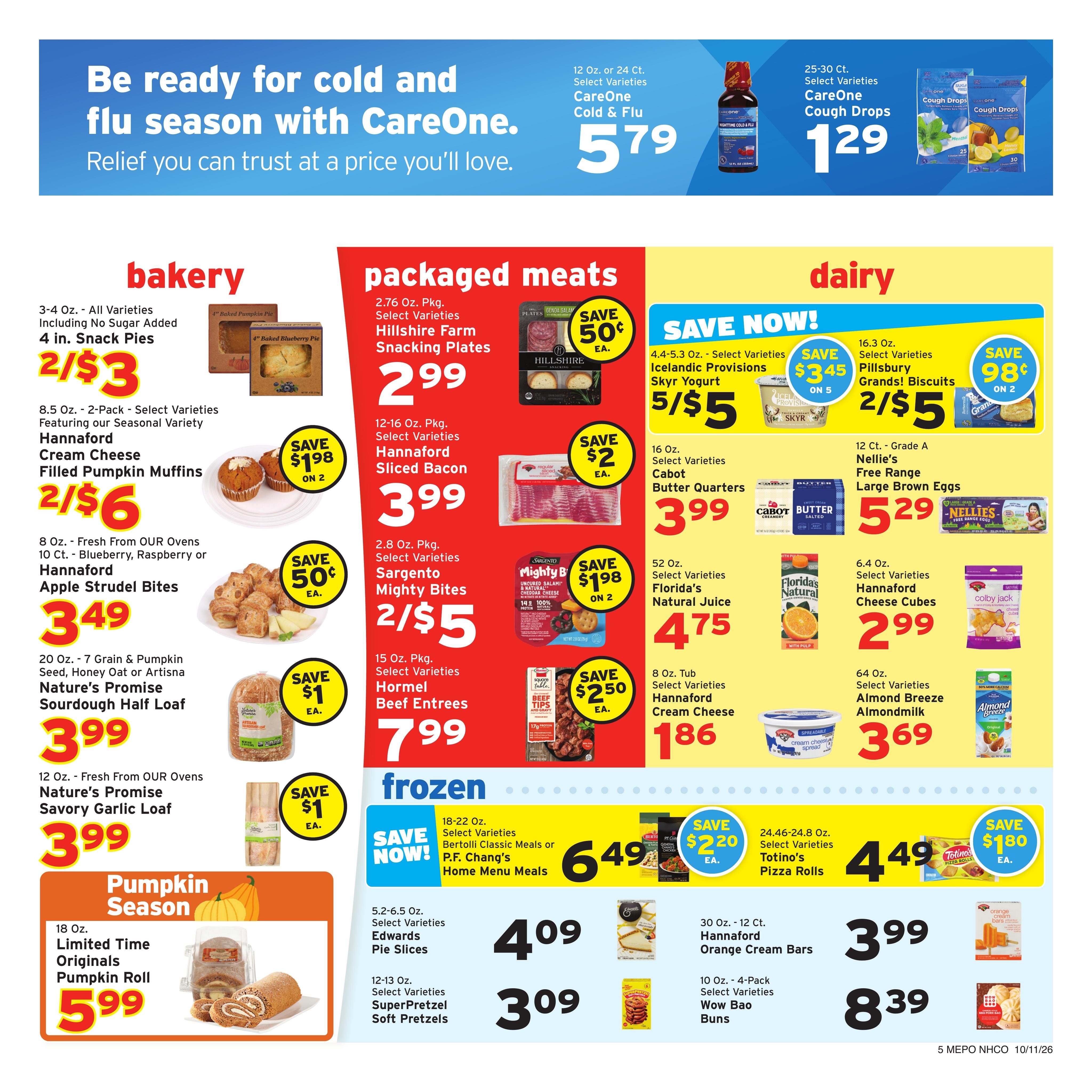 Hannaford (Portland Area, ME) Week 42 Flyer for Flipp Weekly Ad October 11 - 17, 2026