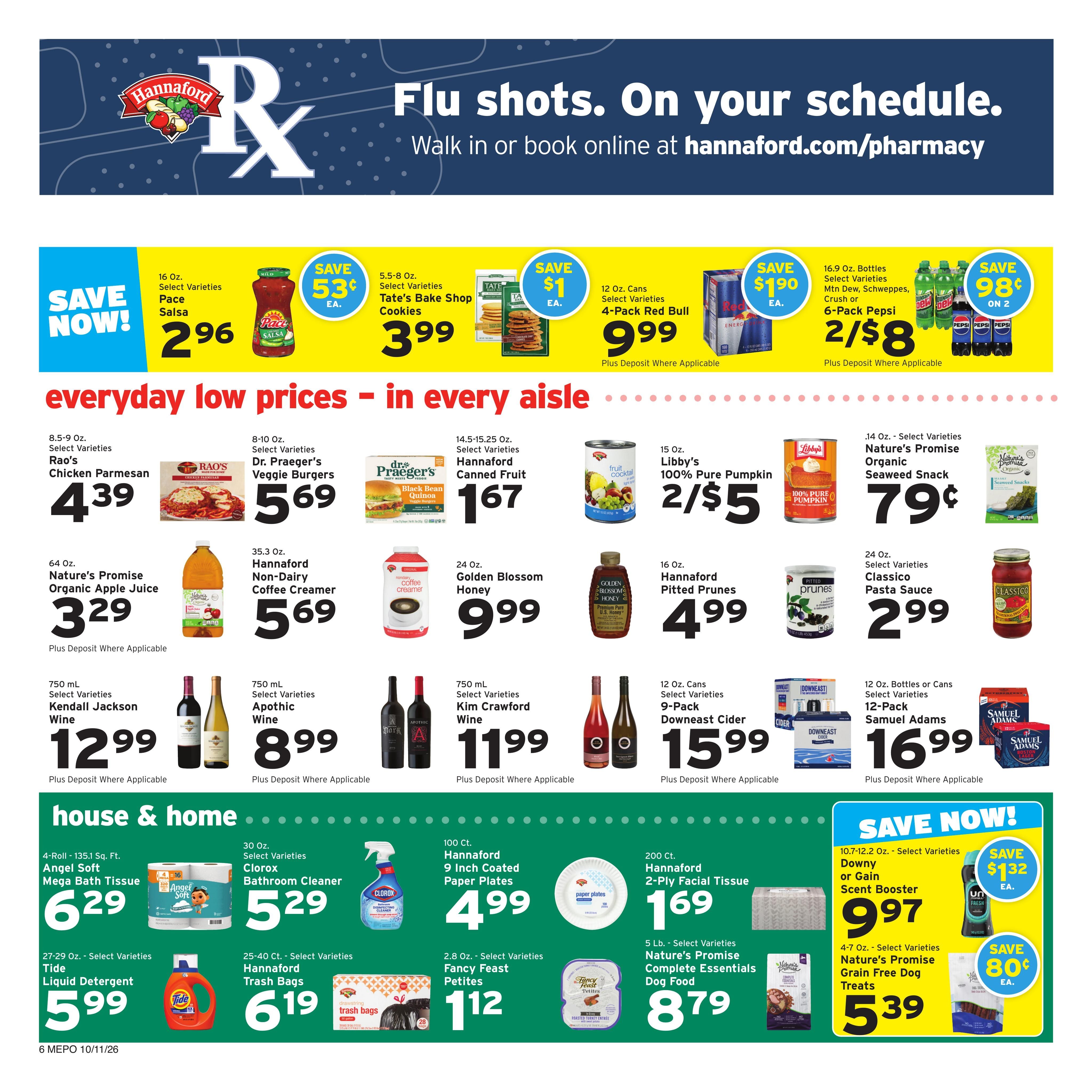 Hannaford (Portland Area, ME) Week 42 Flyer for Flipp Weekly Ad October 11 - 17, 2026