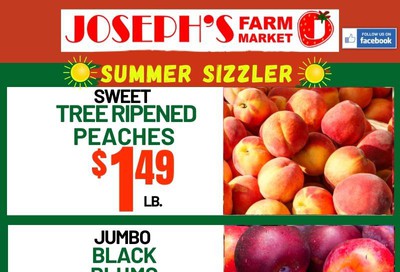 Joseph's Farm Market Flyer July 15 to 20