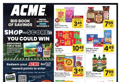 Acme Markets (Ridgefield Area, CT) Big Book of Savings Weekly Ad October 9 - November 5, 2026