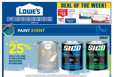 Lowe's Flyer July 16 to 22