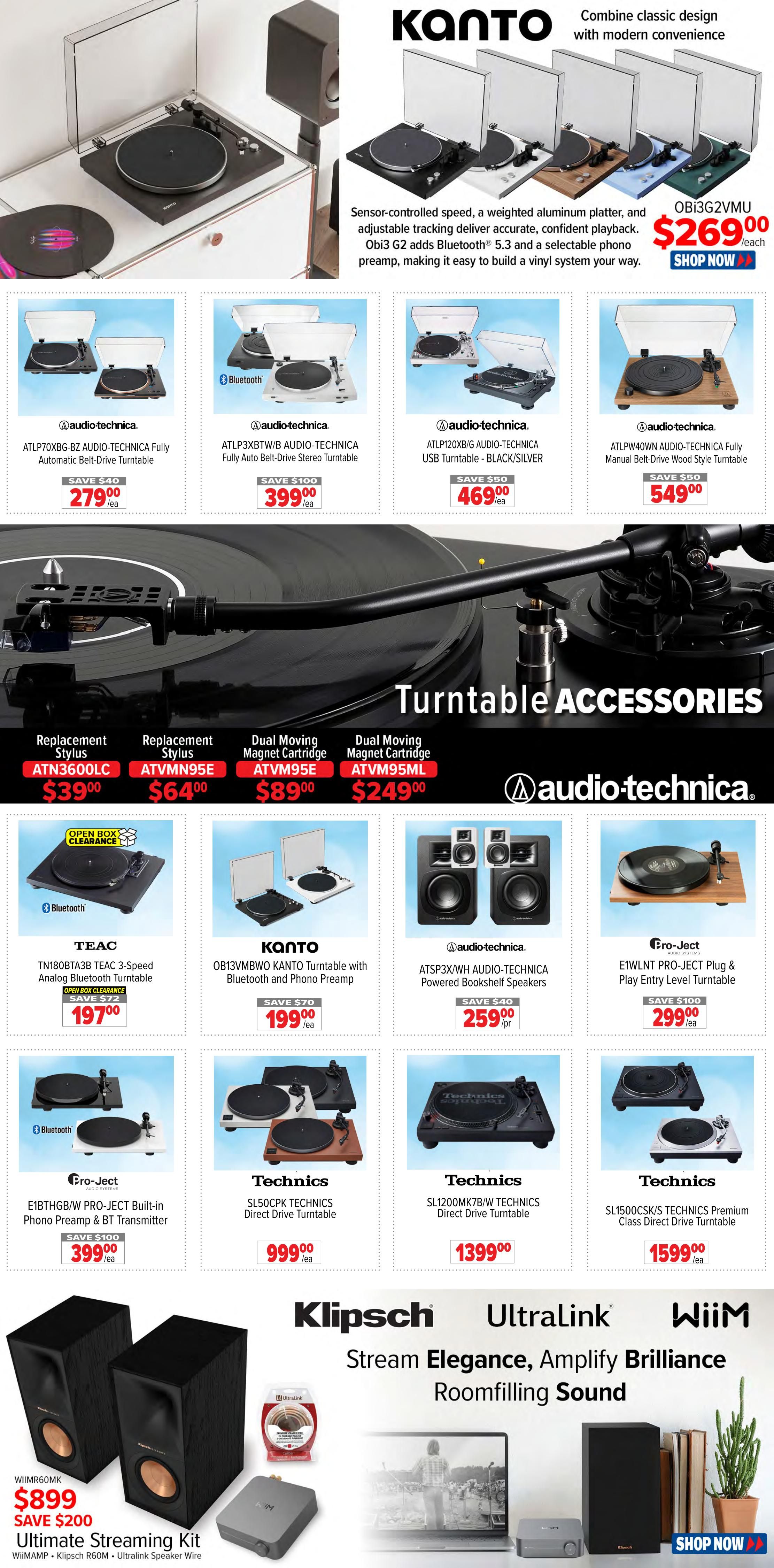 2001 Audio Video Flyer October 9 to 15