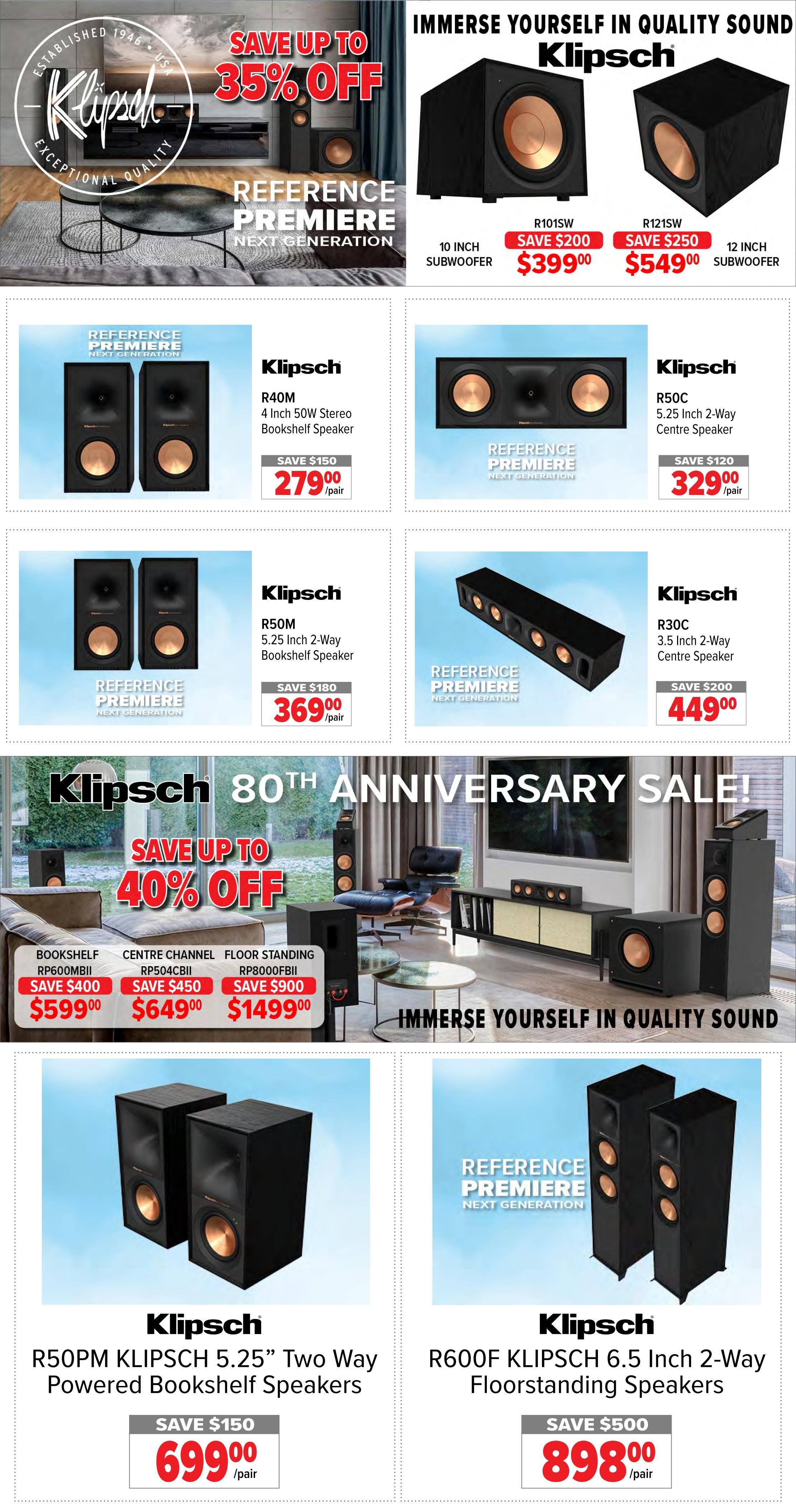2001 Audio Video Flyer October 9 to 15