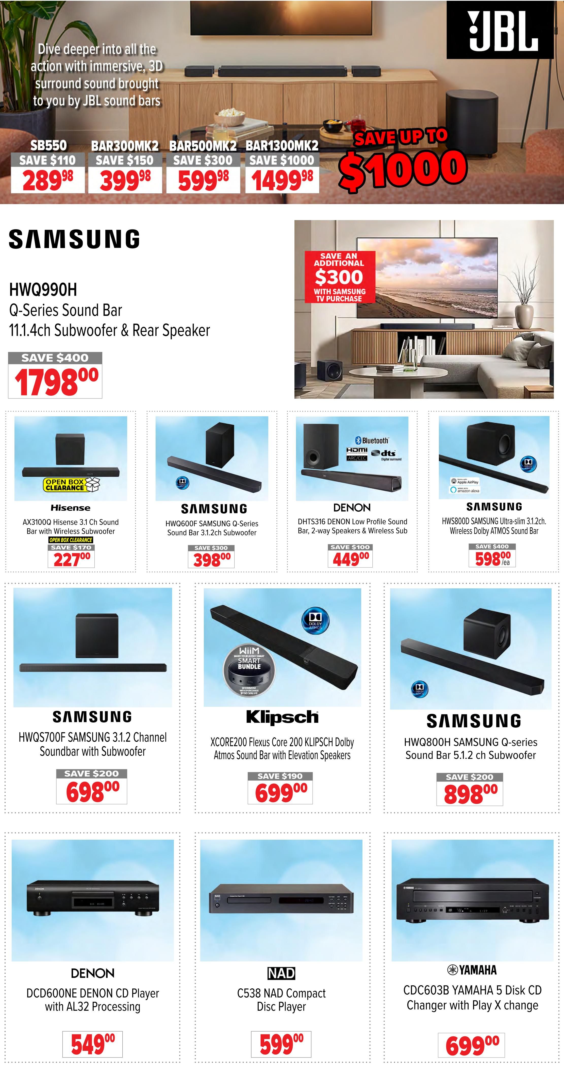 2001 Audio Video Flyer October 9 to 15