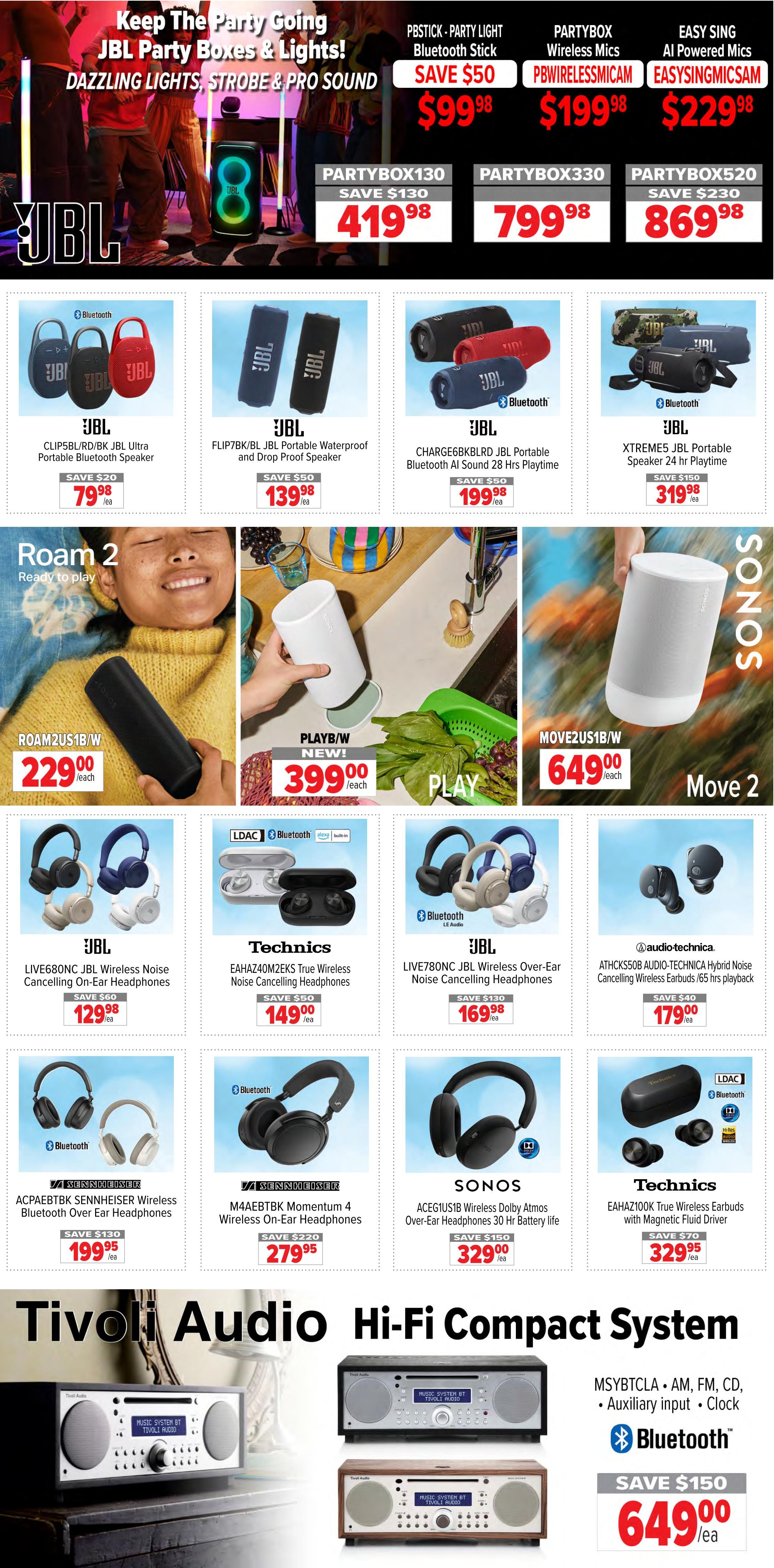 2001 Audio Video Flyer October 9 to 15