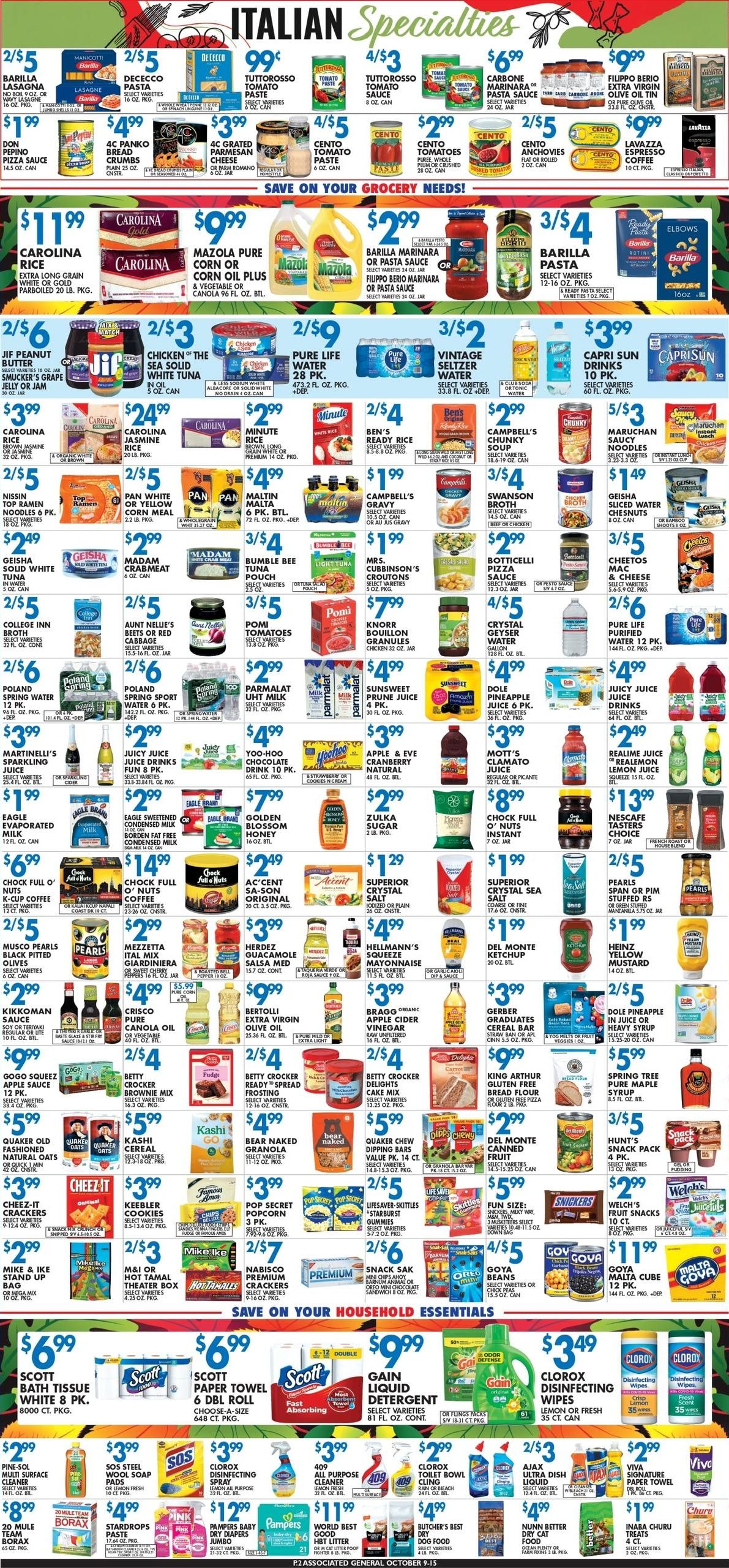 Associated Supermarkets (Haddonfield Area, NJ) Weekly Ad October 9 - 15, 2026
