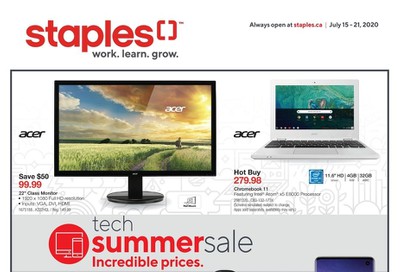 Staples Flyer July 15 to 21