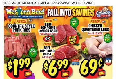 Western Beef (Carle Place Area, NY) Weekly Ad October 8 - 14, 2026