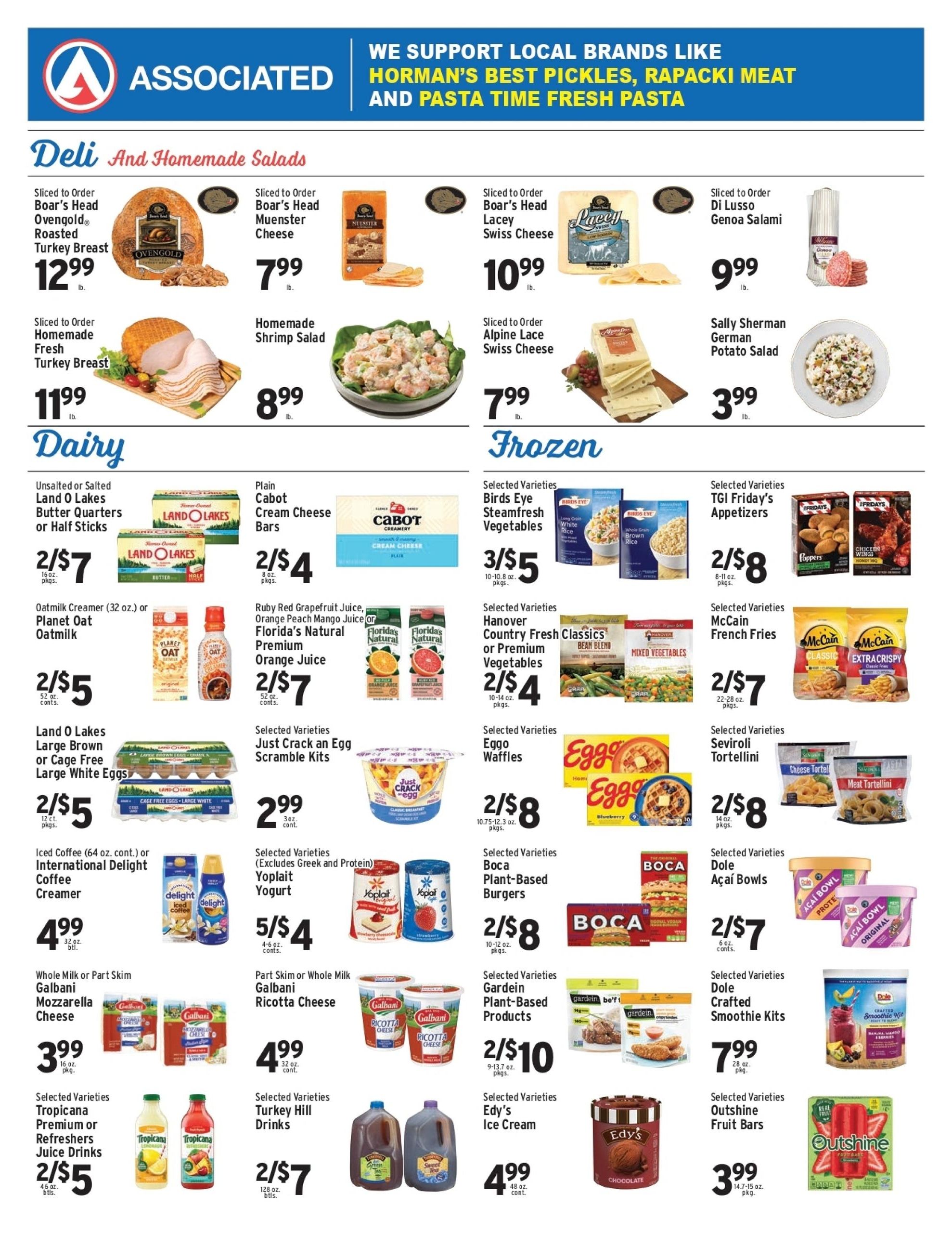 Associated Supermarkets (Carle Place Area, NY) Weekly Ad October 9 - 15, 2026