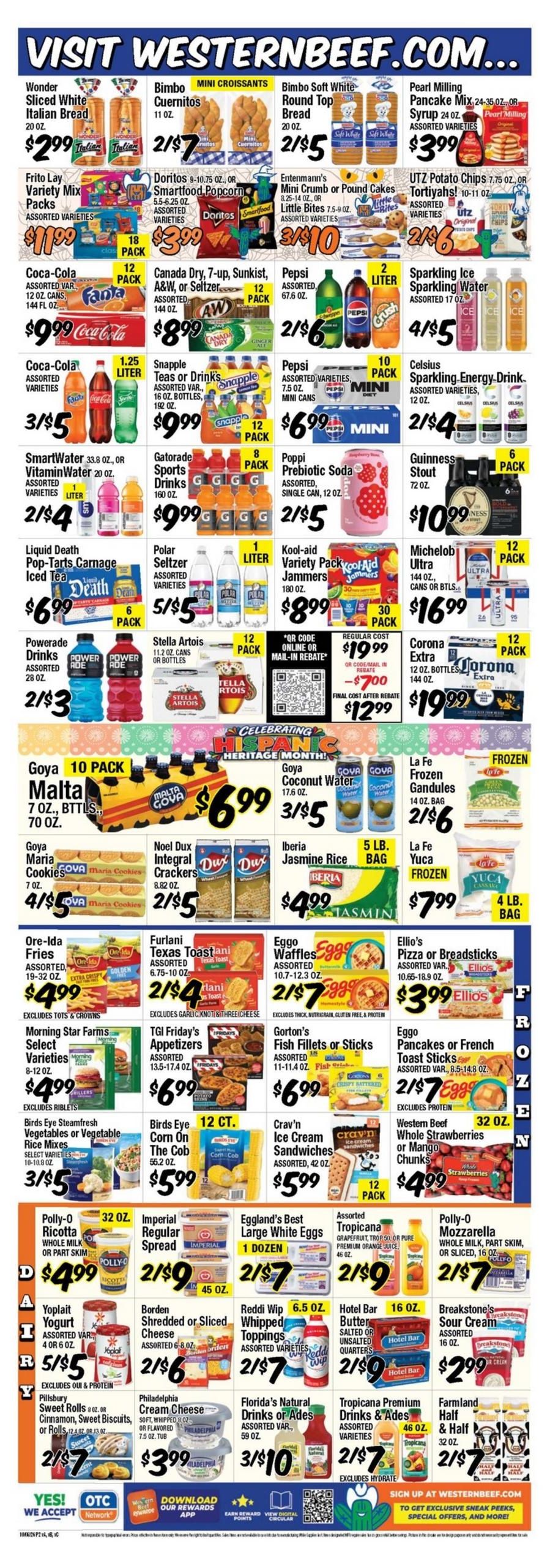 Western Beef (Elizabeth Area, NJ) Weekly Ad October 8 - 14, 2026