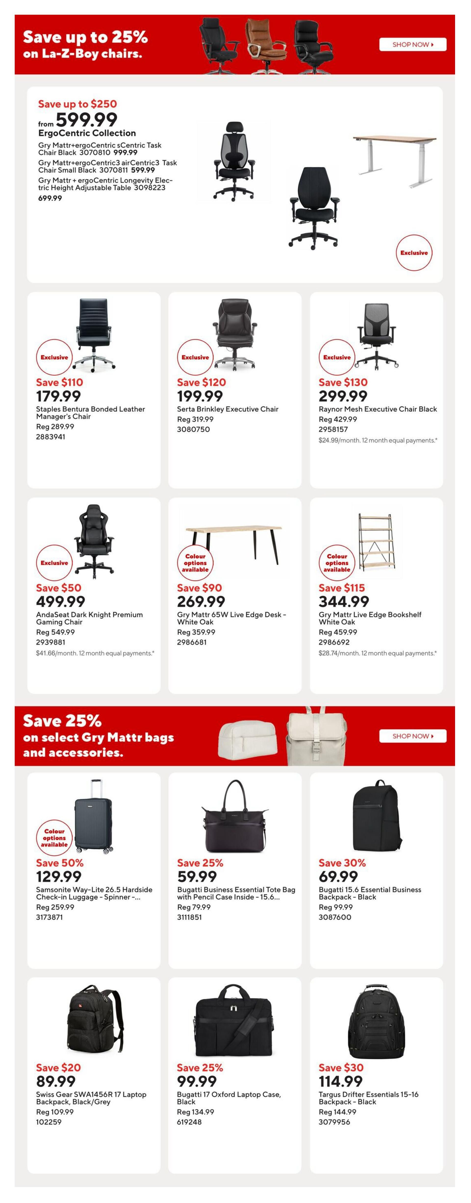 Staples Flyer October 9 to 15