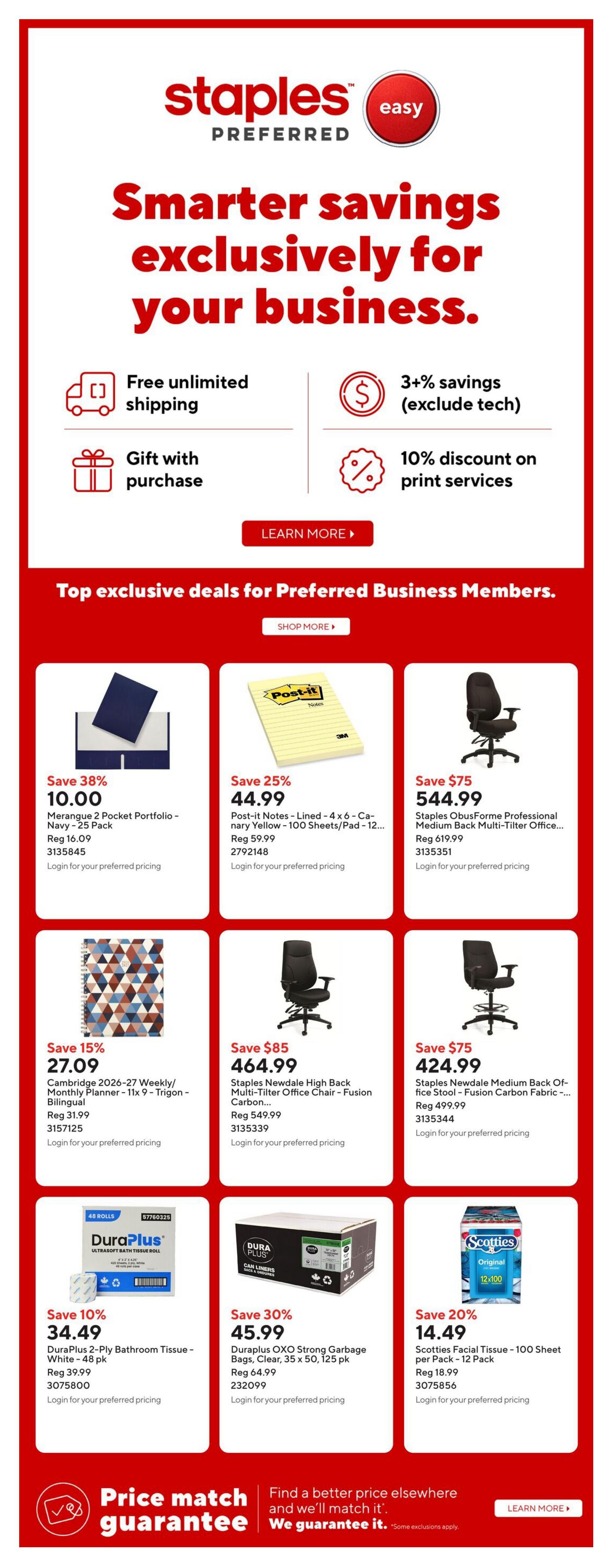 Staples Flyer October 9 to 15