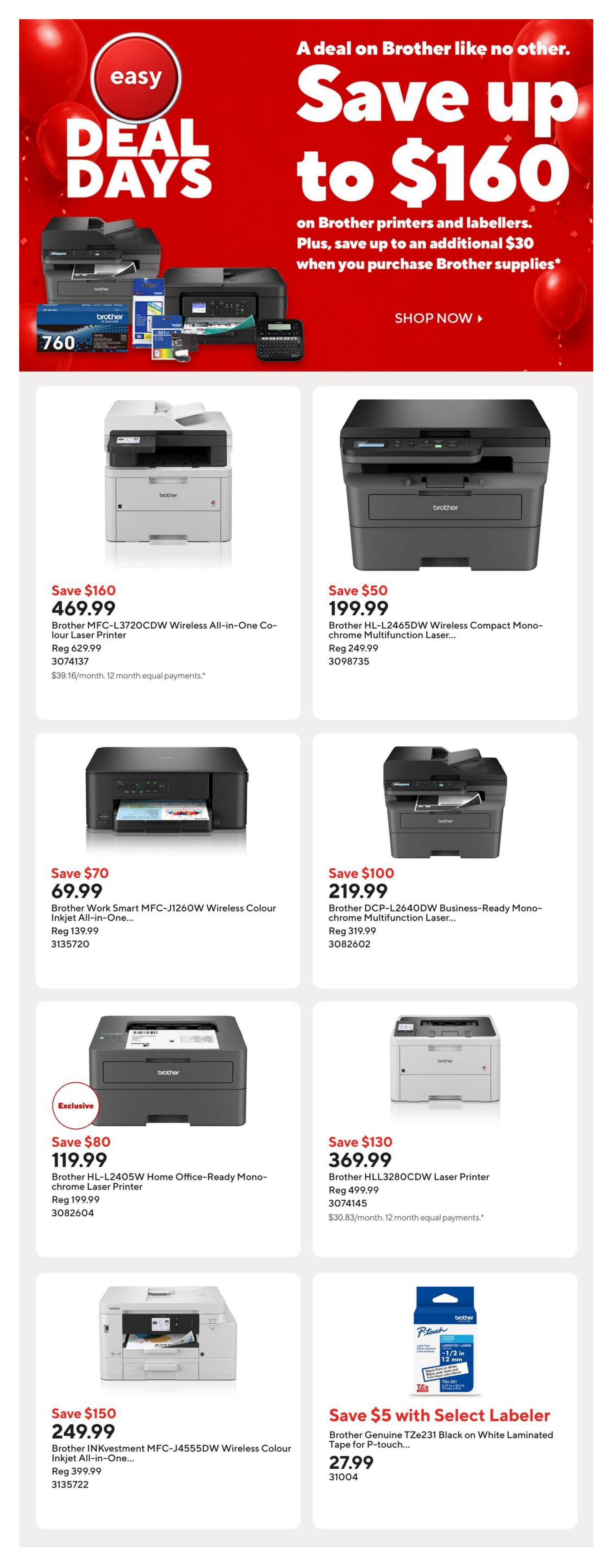 Staples Flyer October 9 to 15