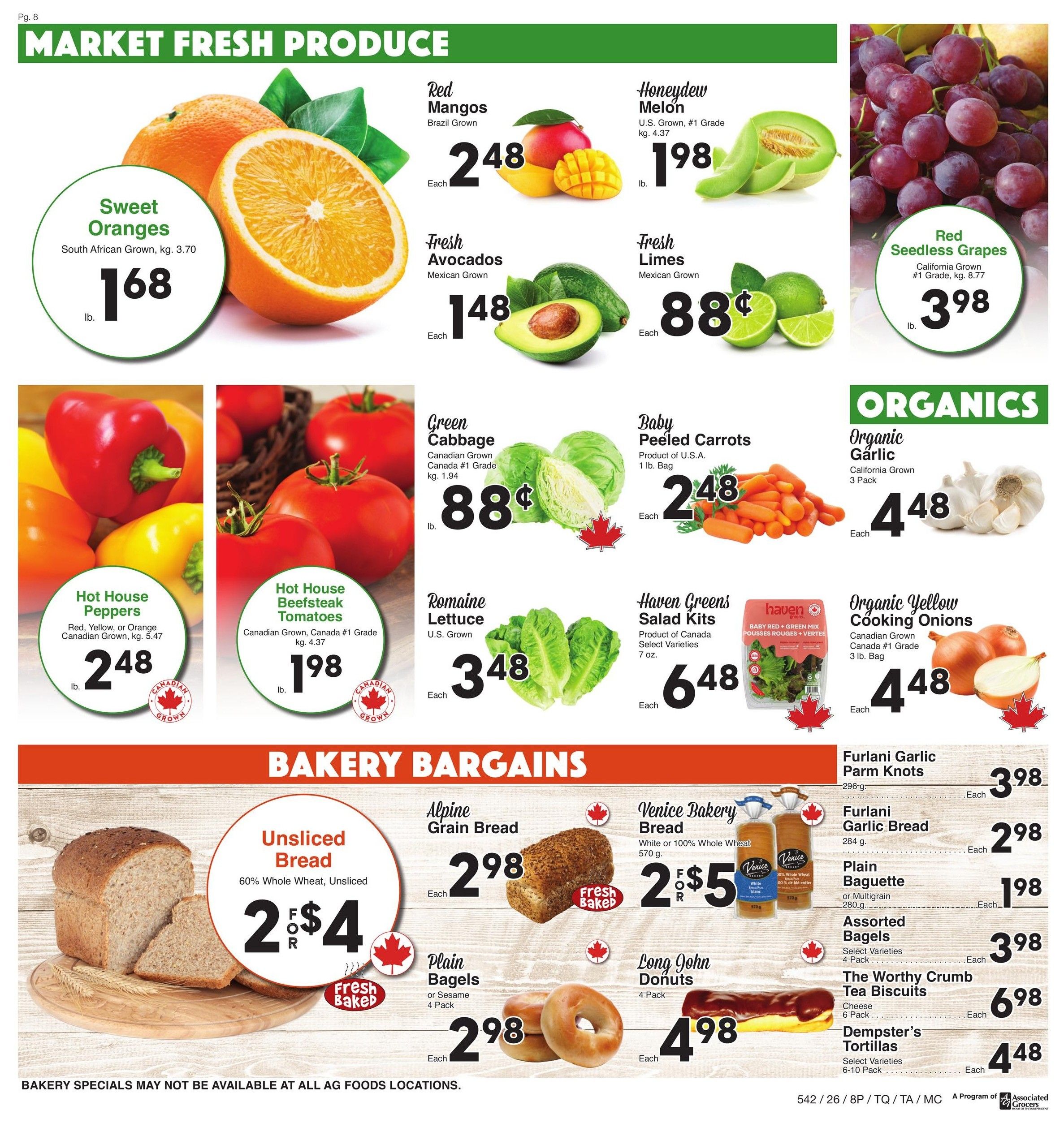 AG Foods Flyer October 9 to 15