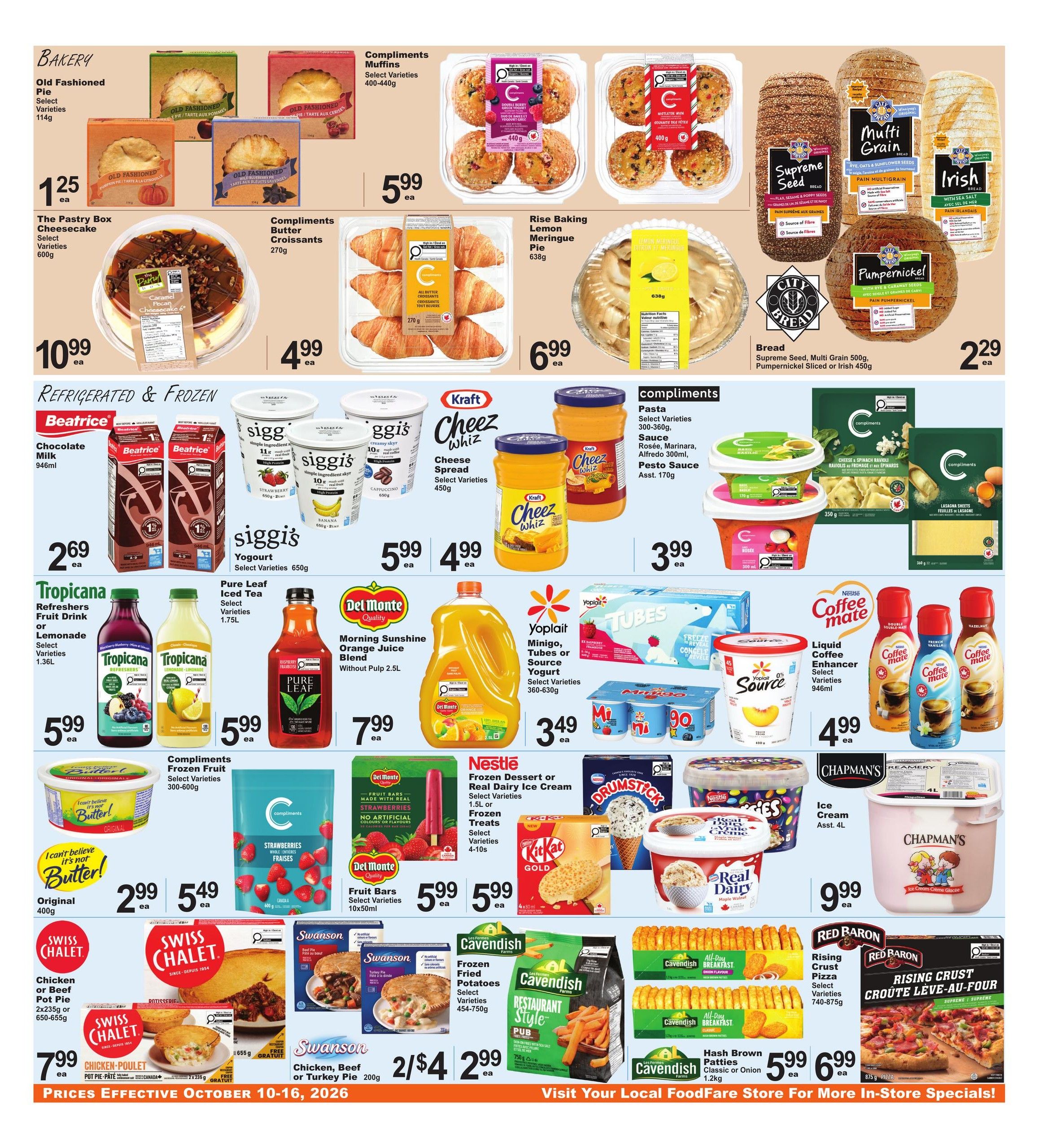 Food Fare Flyer October 10 to 16