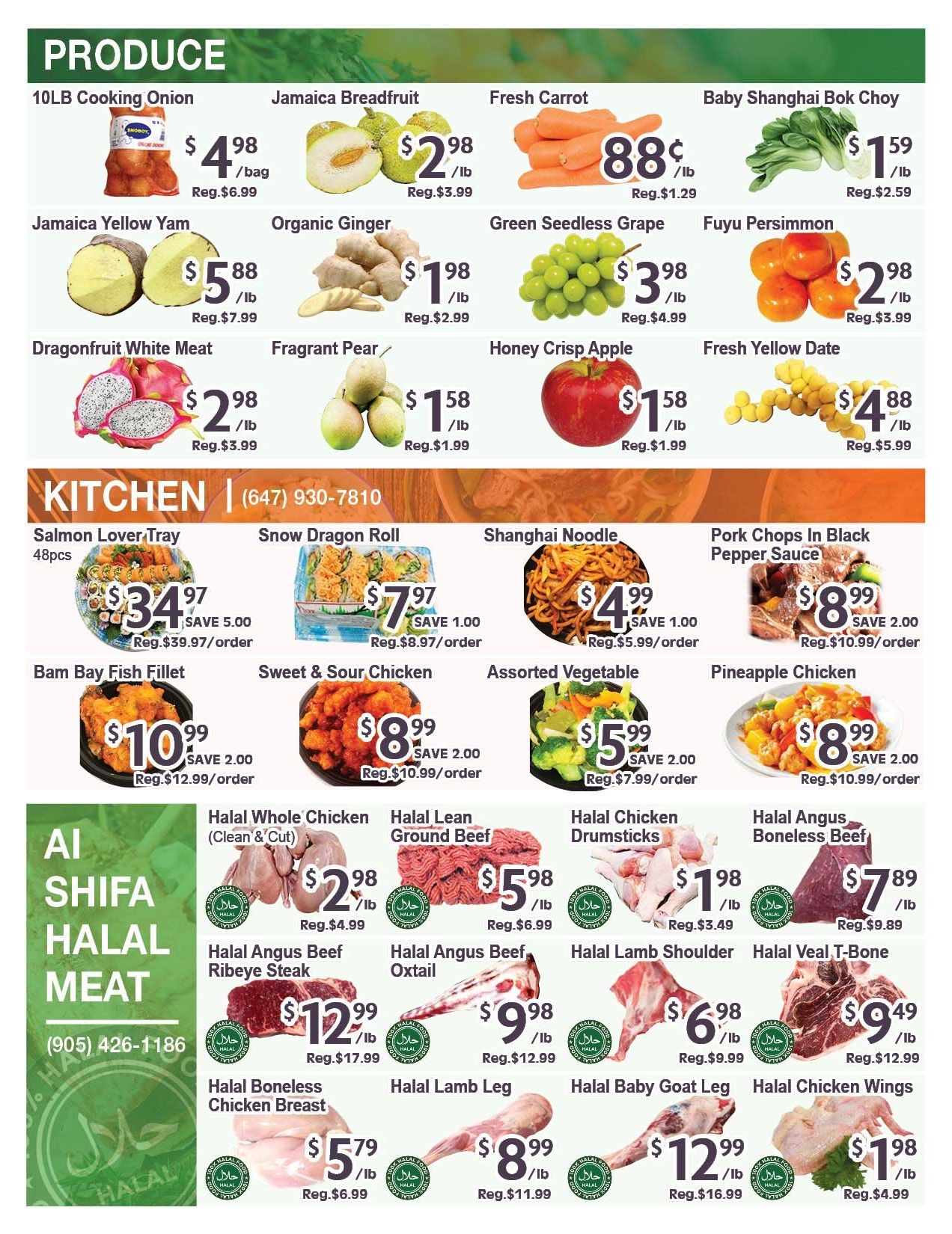Blue Sky Supermarket (Pickering) Flyer October 9 to 15