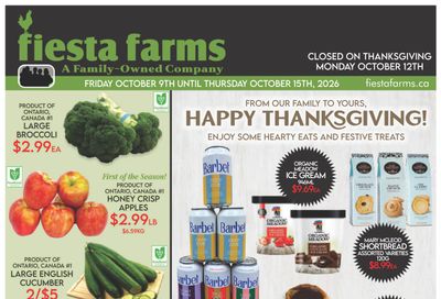 Fiesta Farms Flyer October 9 to 15