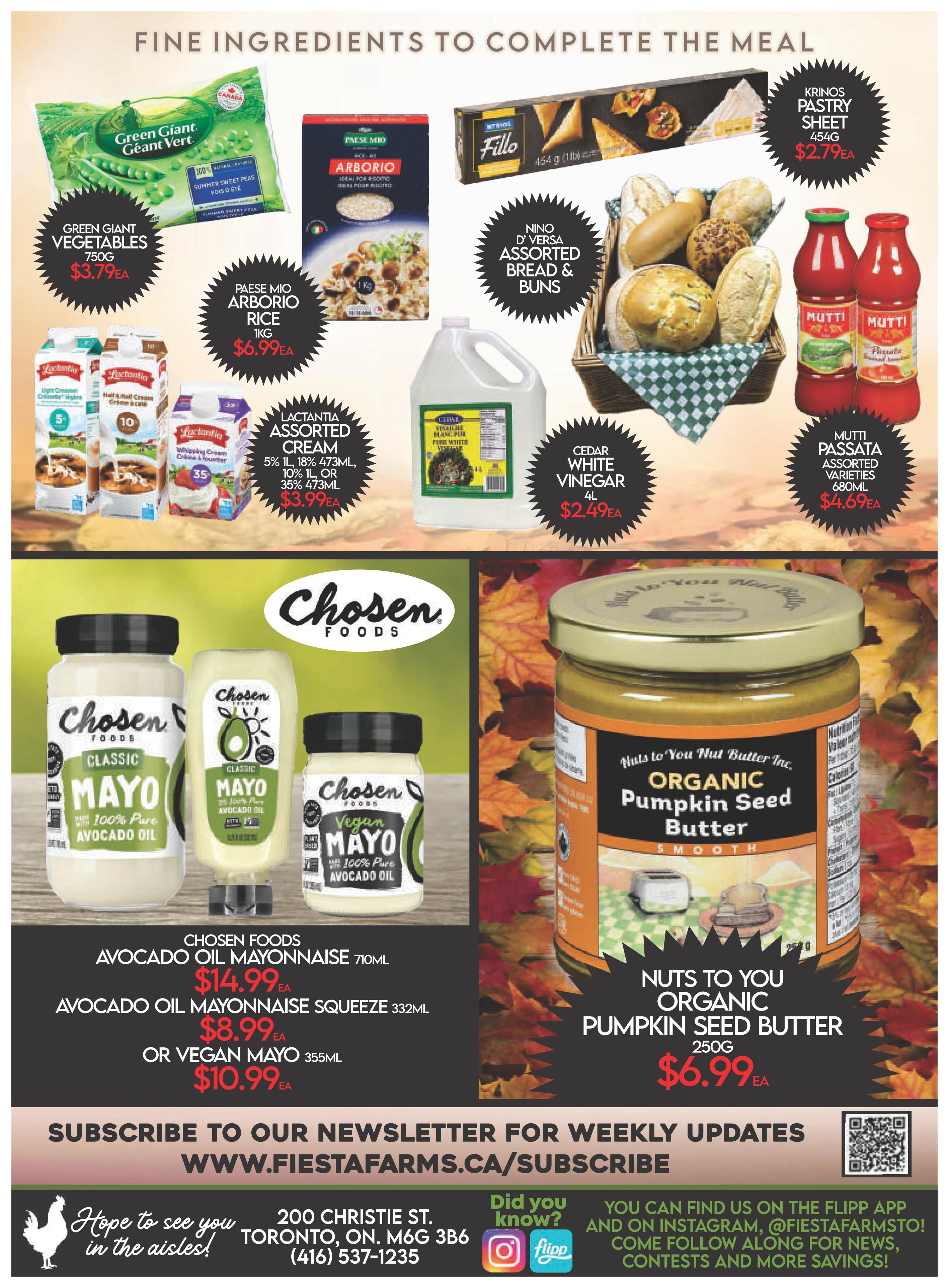 Fiesta Farms Flyer October 9 to 15