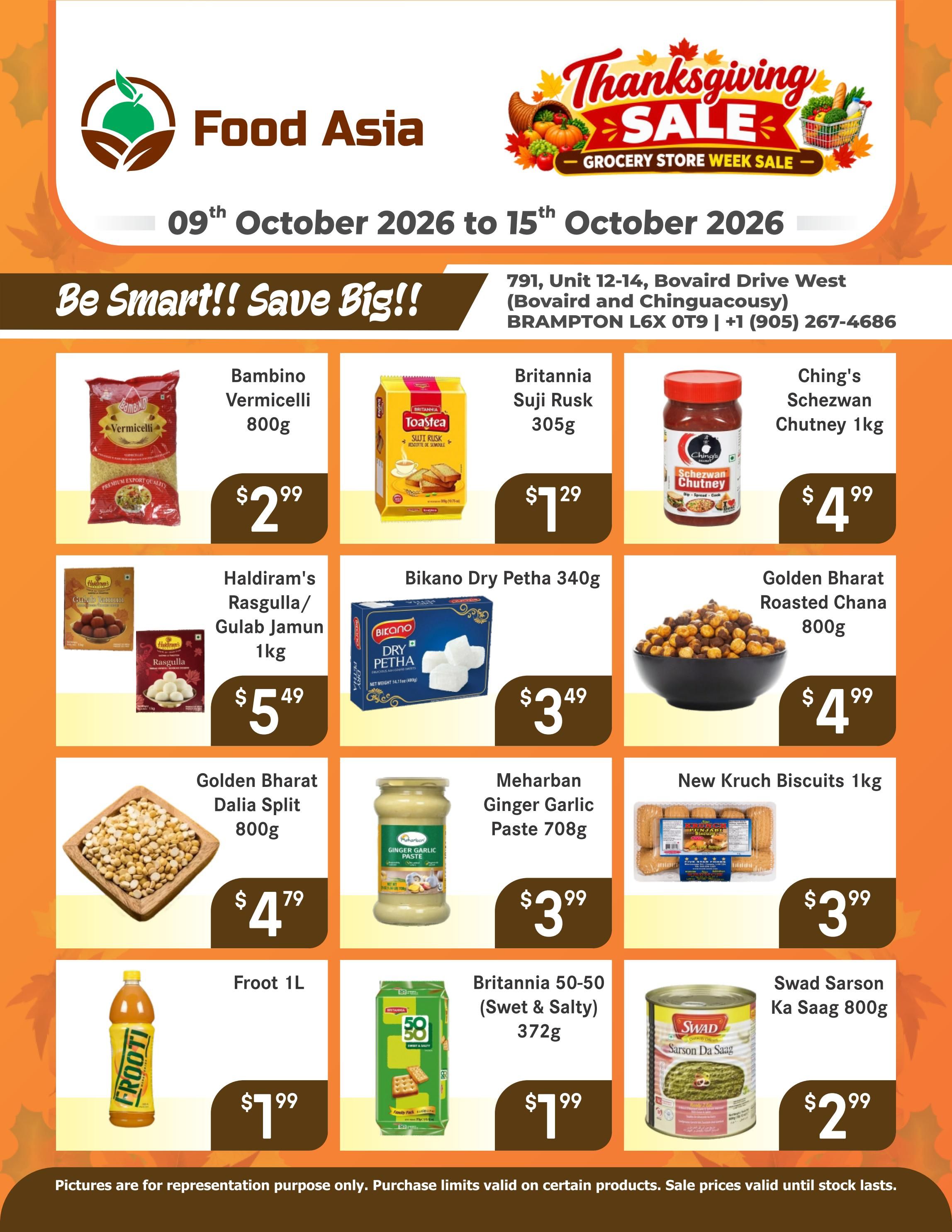 FoodAsia Flyer October 9 to 15