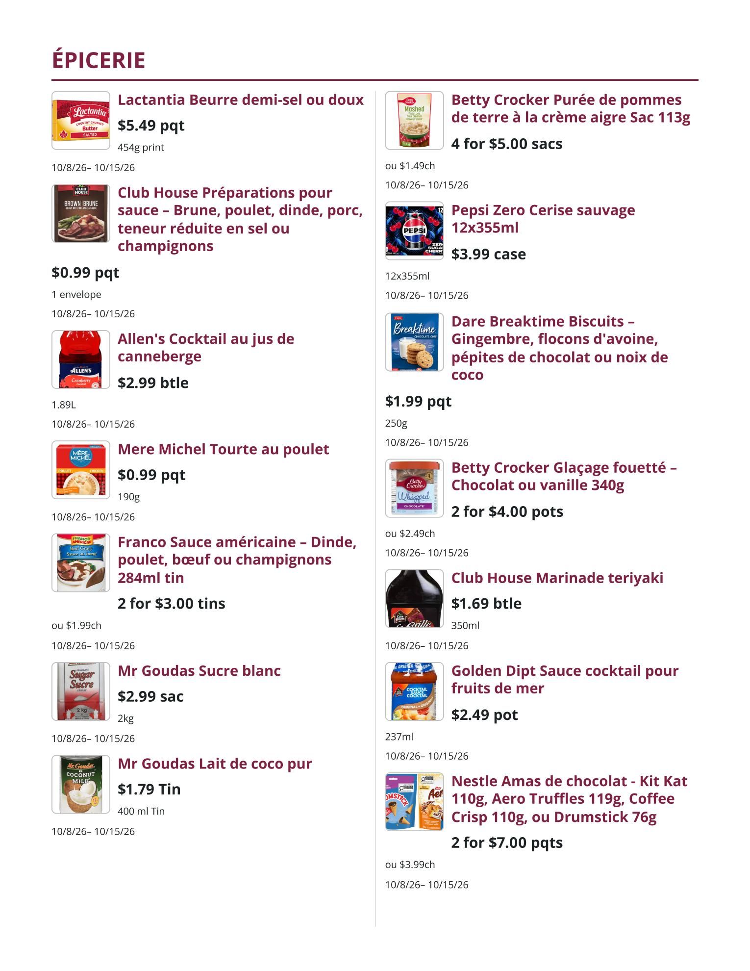 Mike Dean Local Grocer Flyer October 8 to 15
