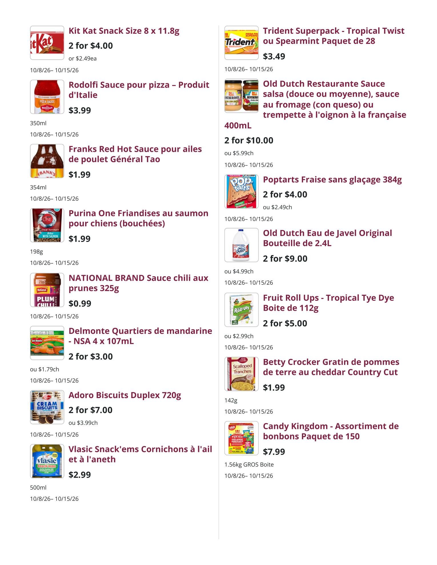 Mike Dean Local Grocer Flyer October 8 to 15
