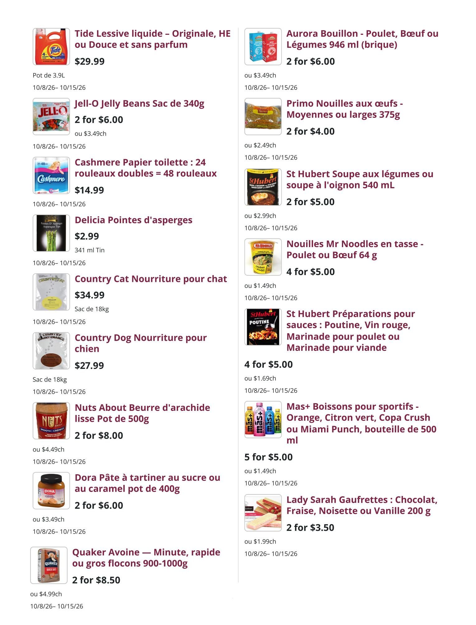 Mike Dean Local Grocer Flyer October 8 to 15