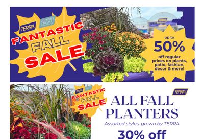 Terra Greenhouses Flyer October 9 to 15