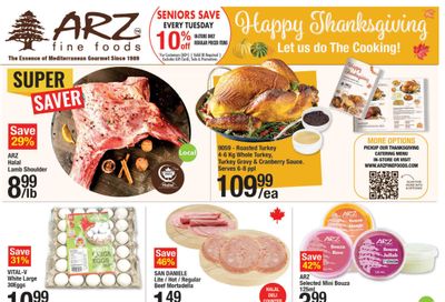 Arz Fine Foods Flyer October 9 to 15