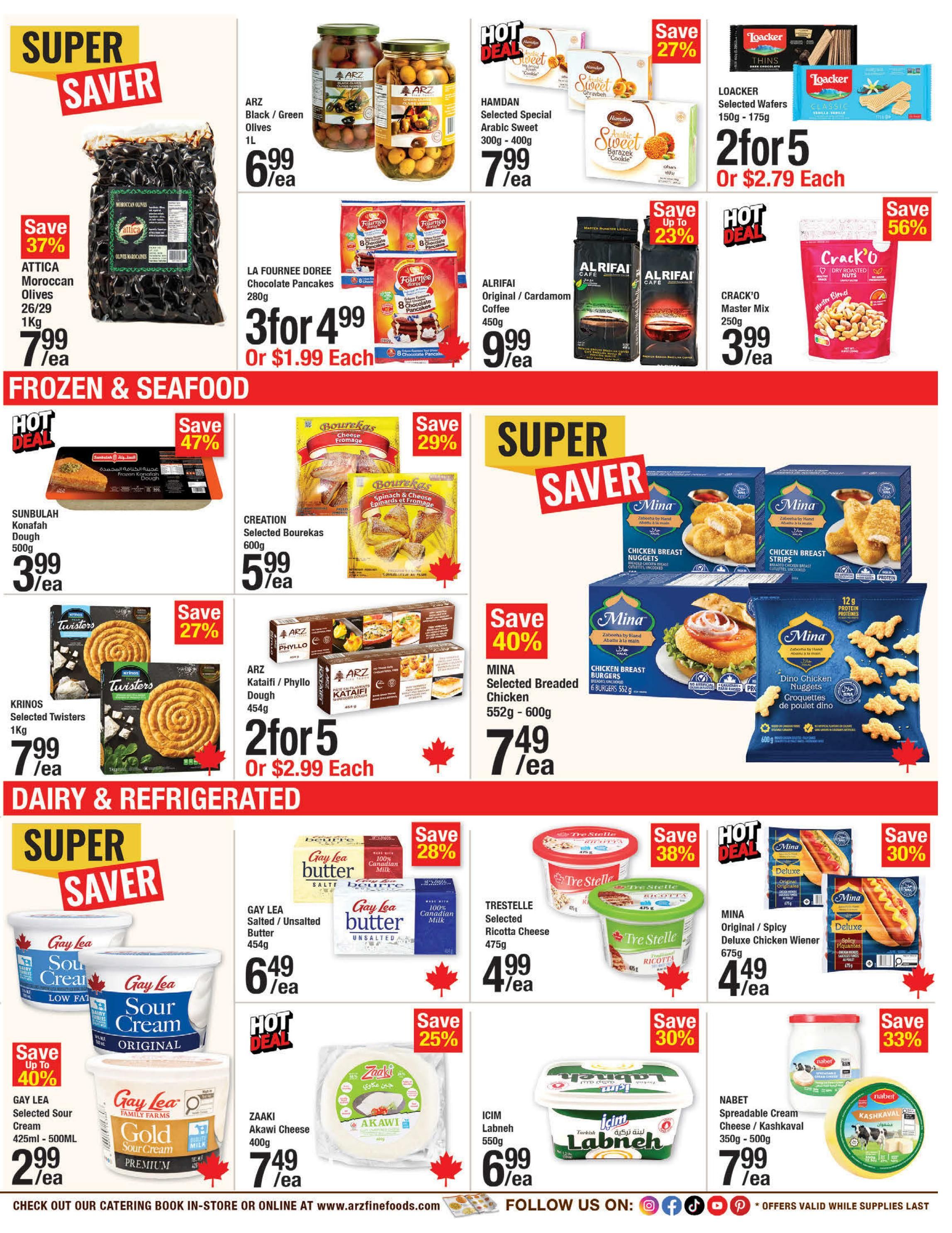 Arz Fine Foods Flyer October 9 to 15