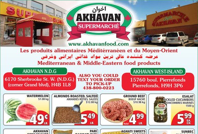 Akhavan Supermarche Flyer July 15 to 21